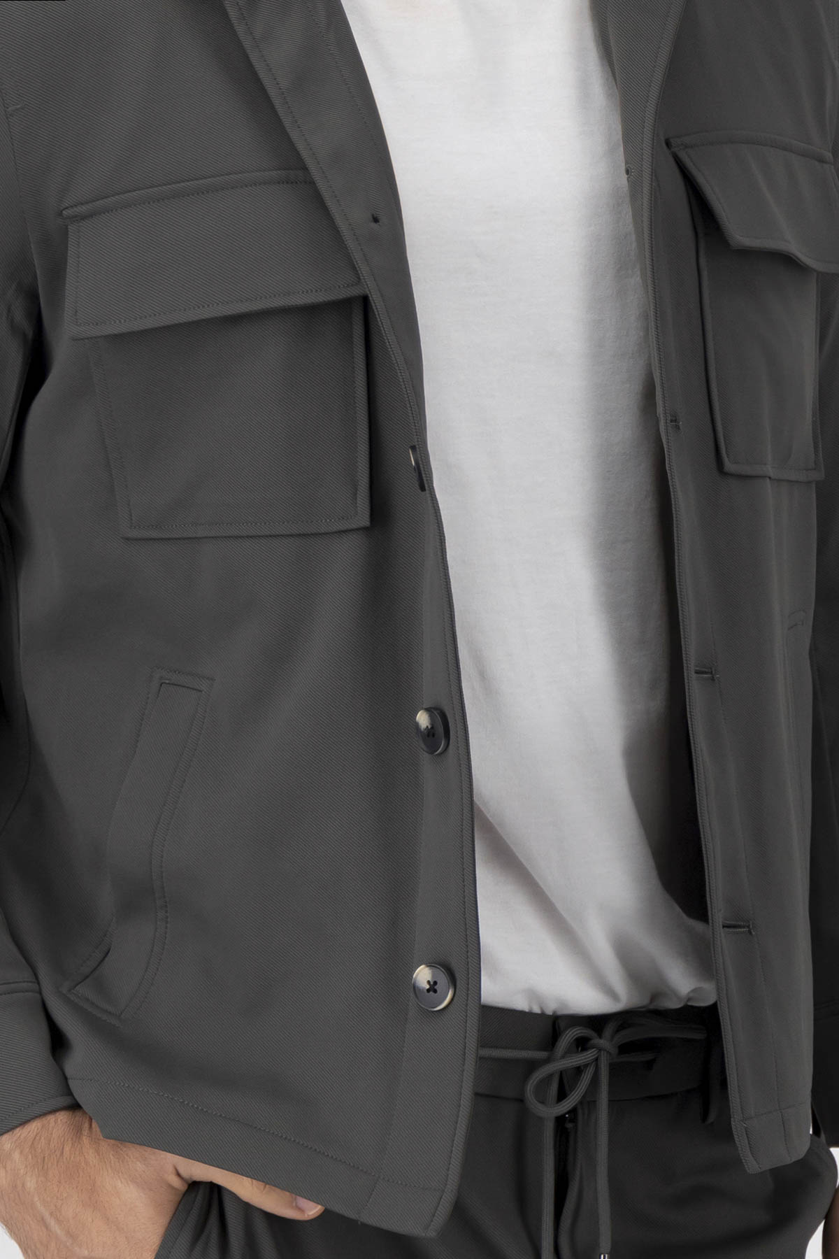 Sobrecamisa Anatomic Technology Slim Fit Verde Oliva