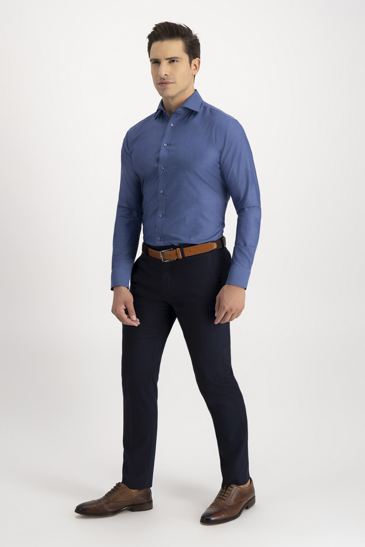 Camisa Formal Protein Silk Contemporary Fit