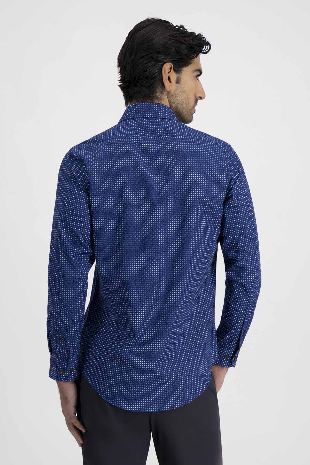 Camisa Formal Roberts Red Azul Marino Slim Fit