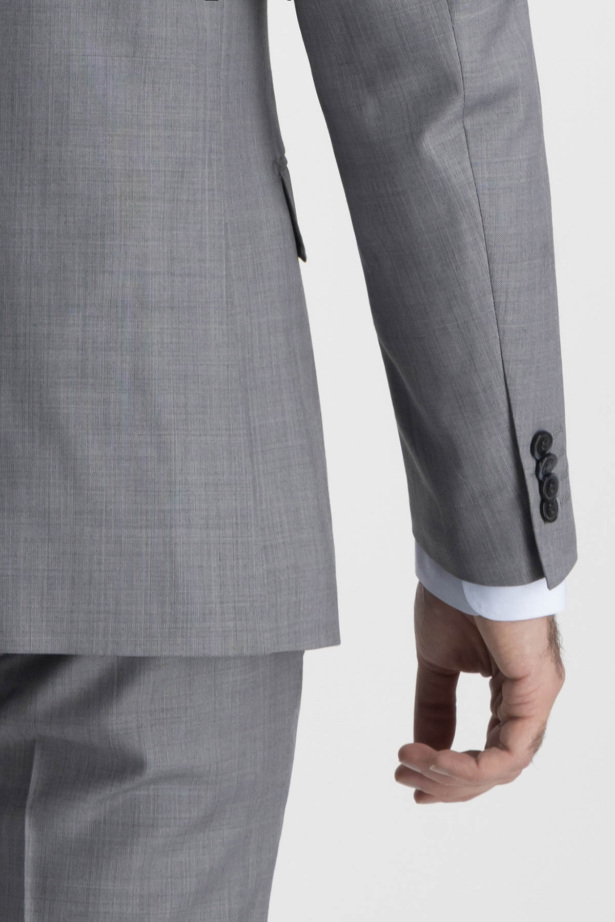 Traje Roberts Gris Claro Slim Fit image number 4