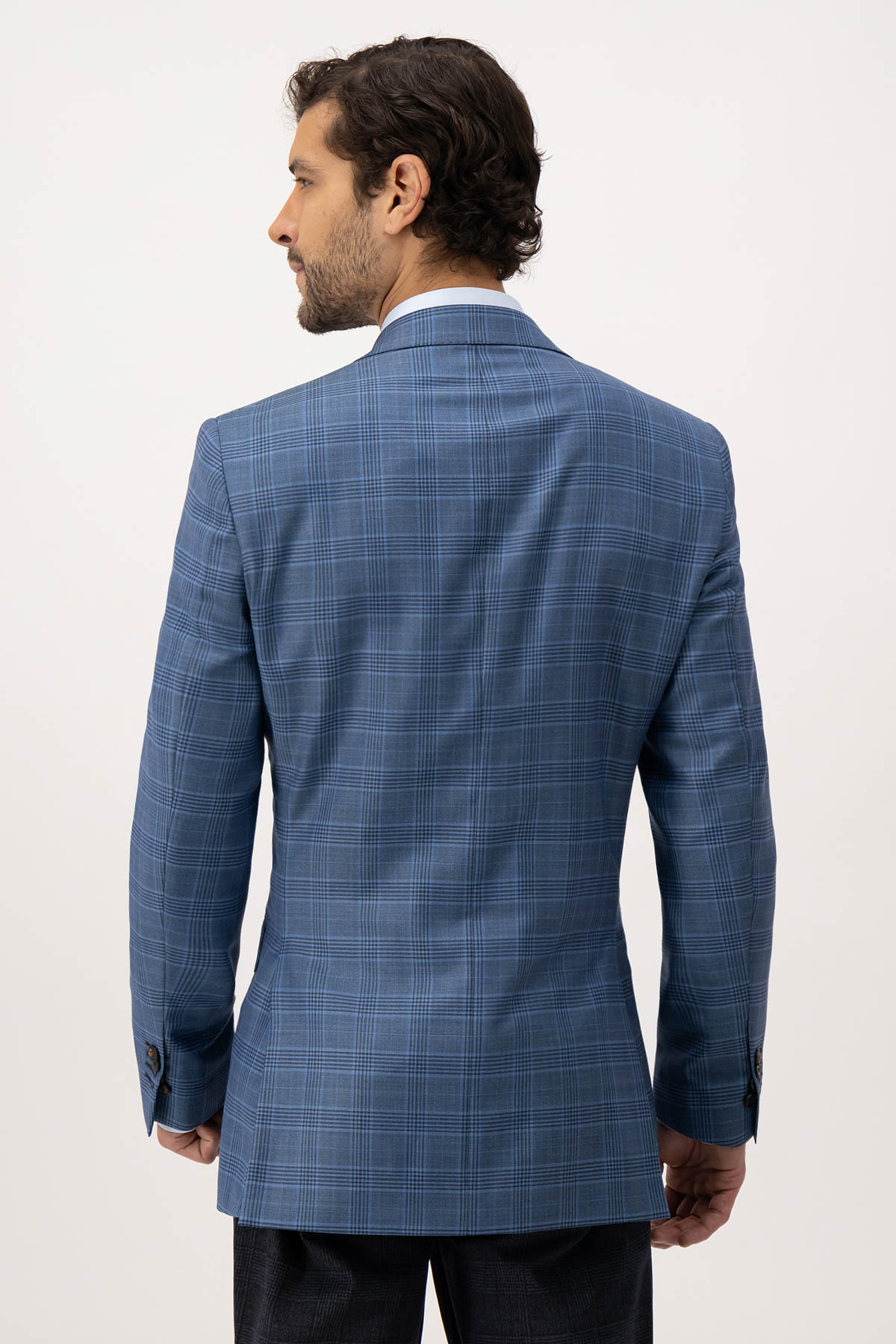 Saco Sport Calderoni Couture Azul Slim Fit