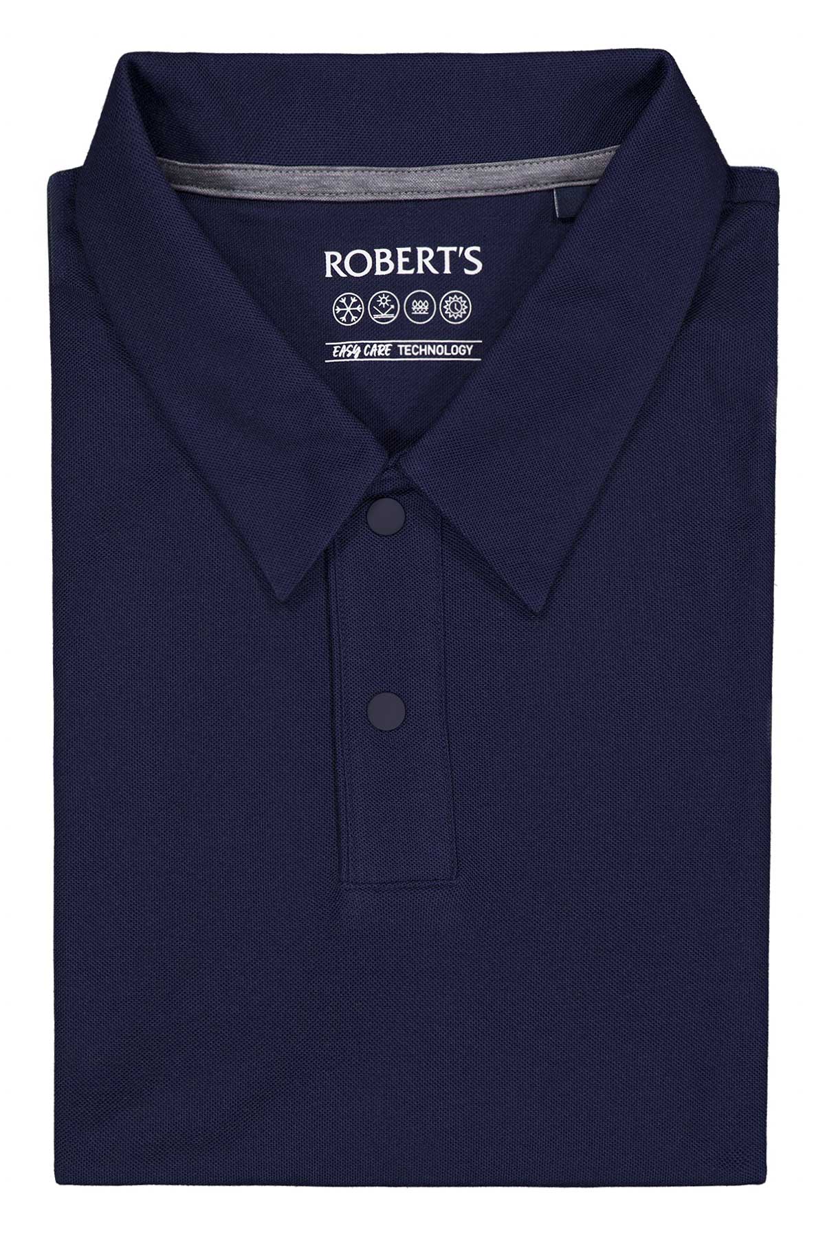 Polo EASY CARE TECHNOLOGY Roberts Color Azul Marino Contemporary Fit