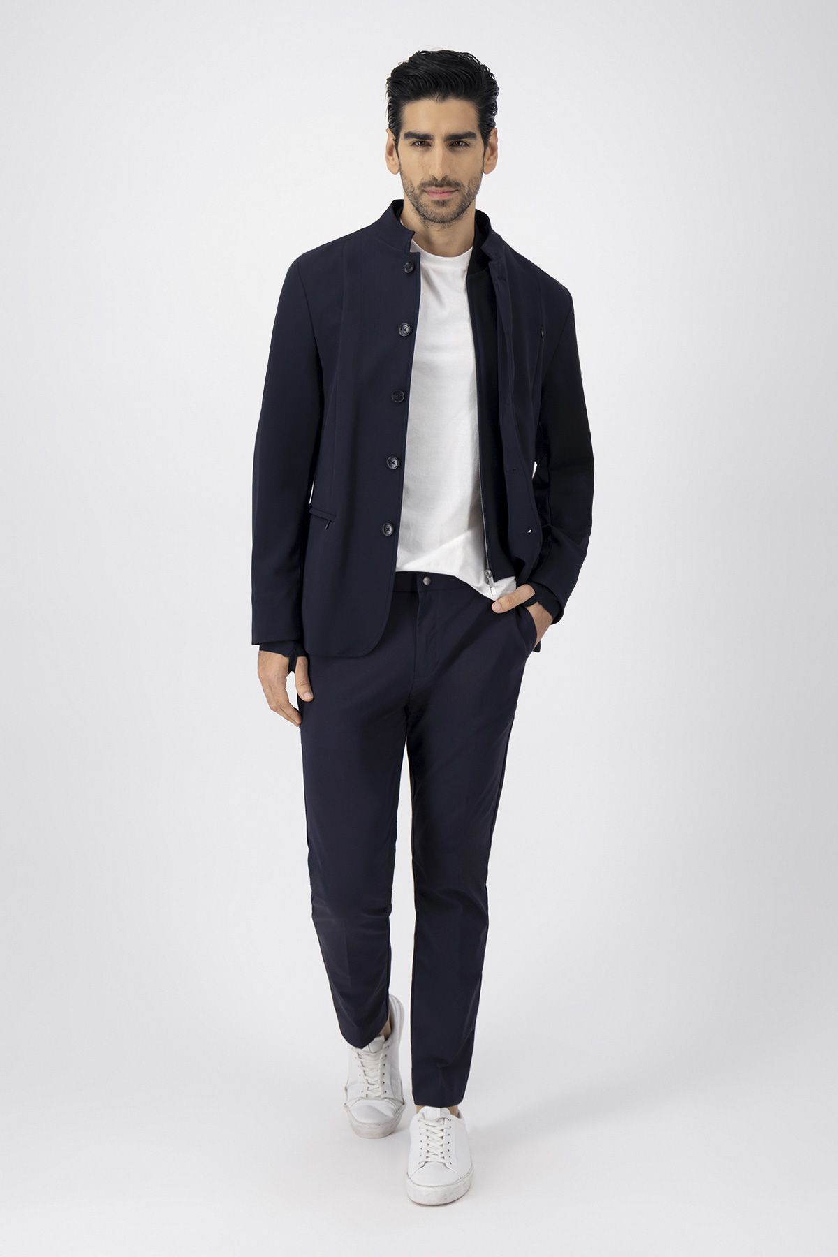Pantalón Formal Slim Fit Azul Marino