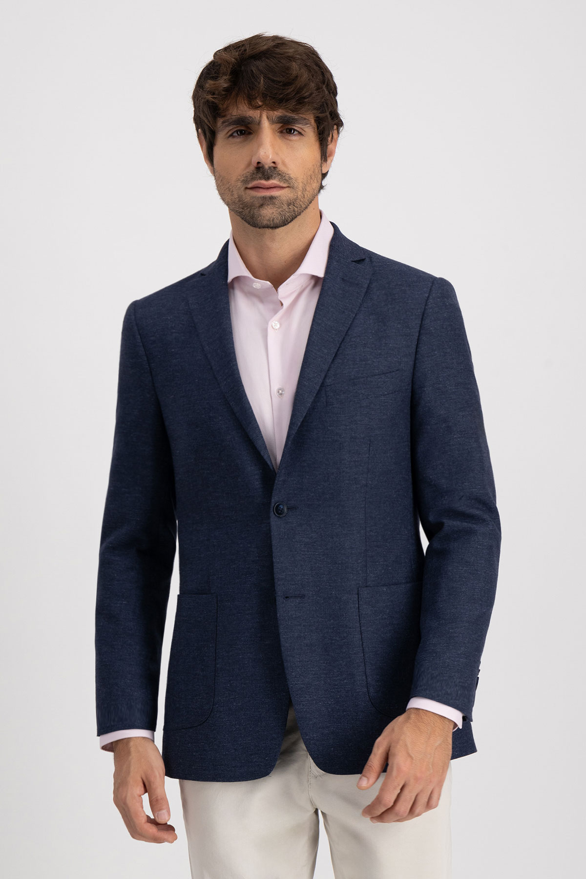 Saco Casual Roberts Azul Marino Slim Fit