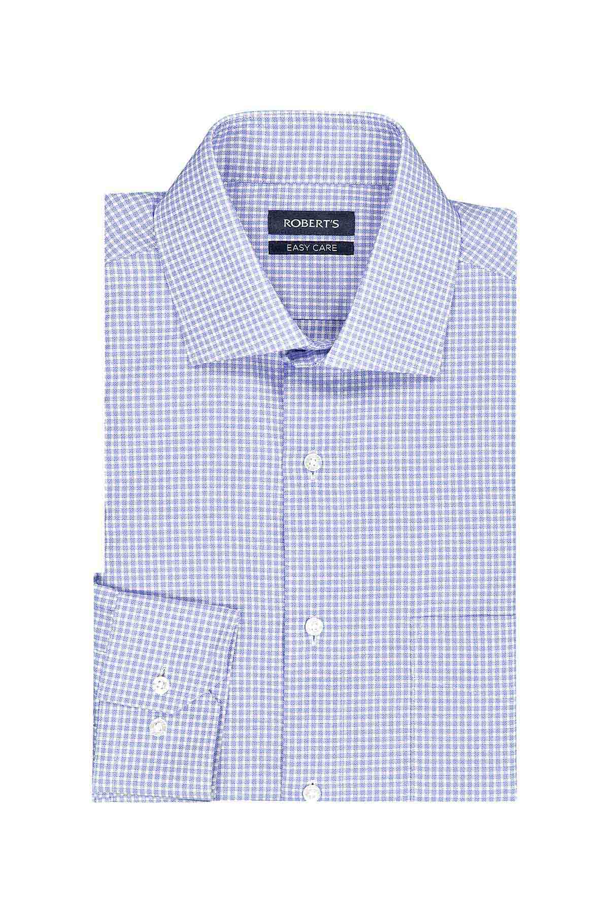 Camisa Vestir Roberts Easy Care Color Azul Regular Fit