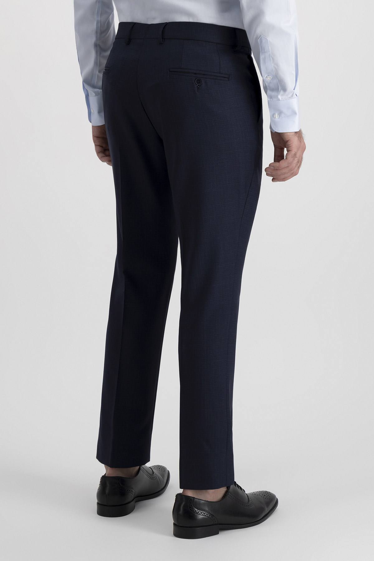 Traje Calderoni Couture Azul Marino Contemporary Fit