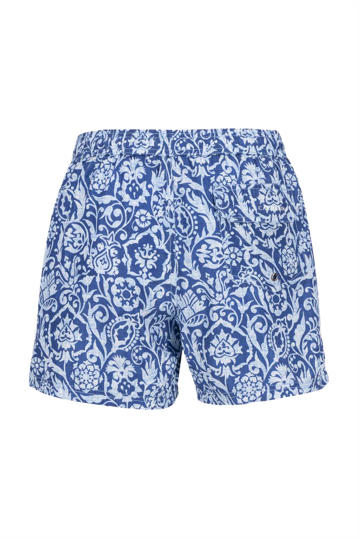 Bañador Calderoni Azul Marino Contemporary Fit