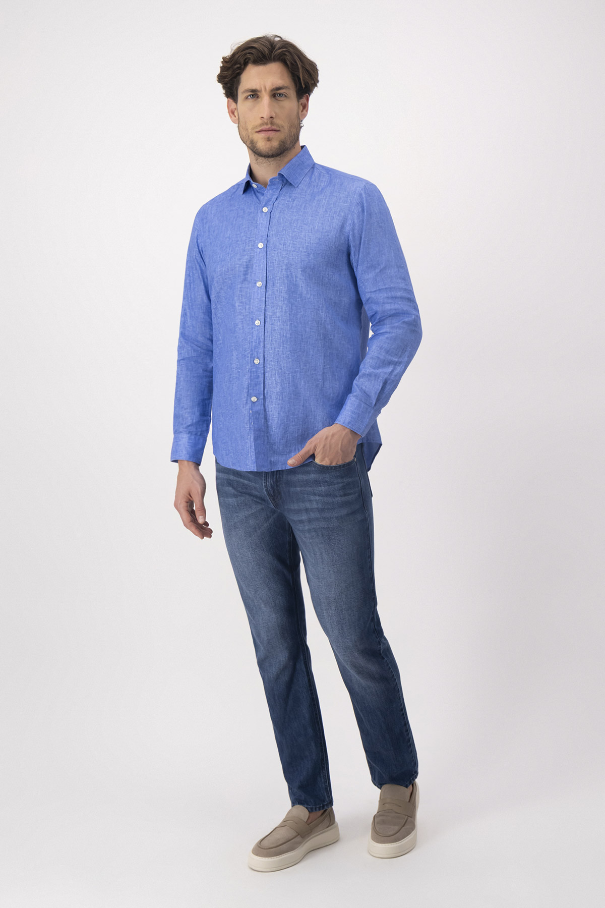 Camisa Casual Paper Touch Contemporary Fit