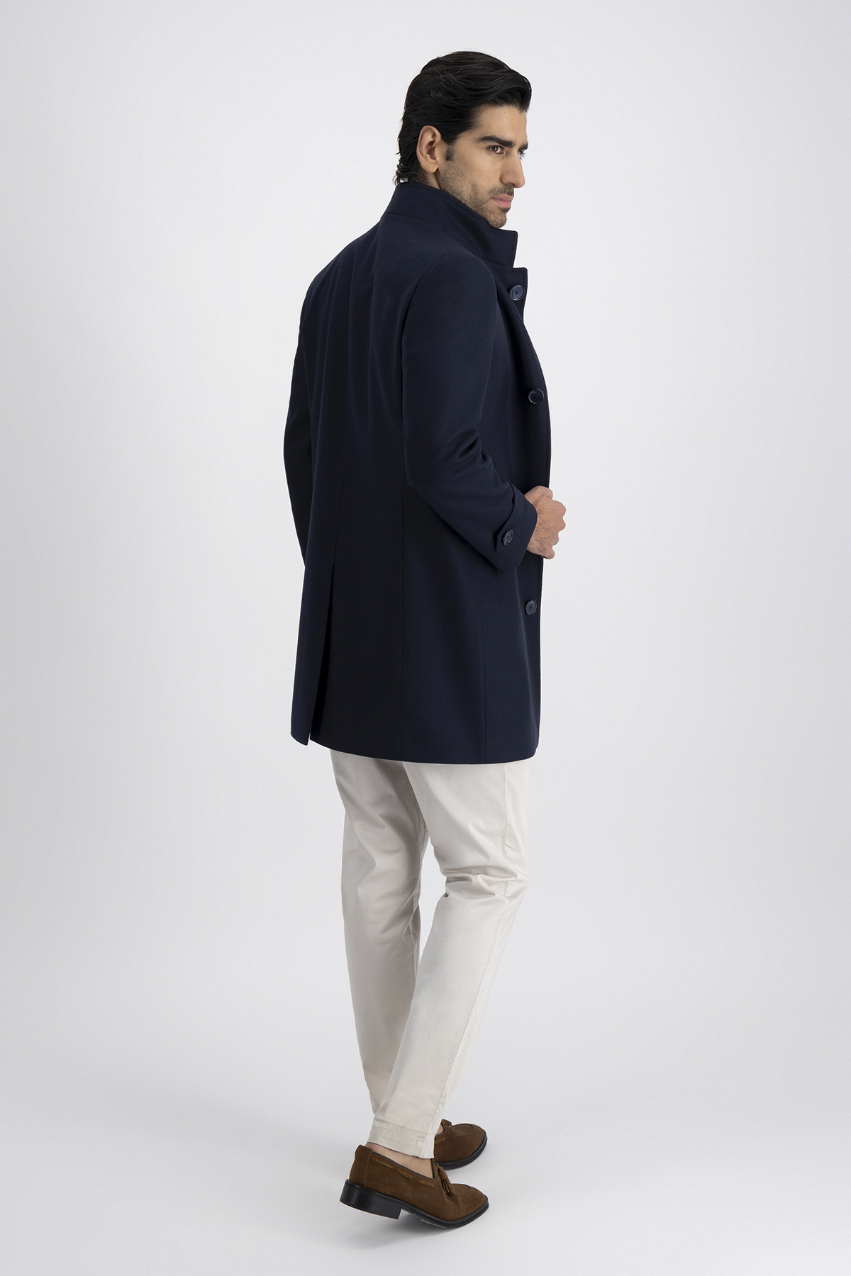 Abrigo Roberts Azul Marino Slim Fit
