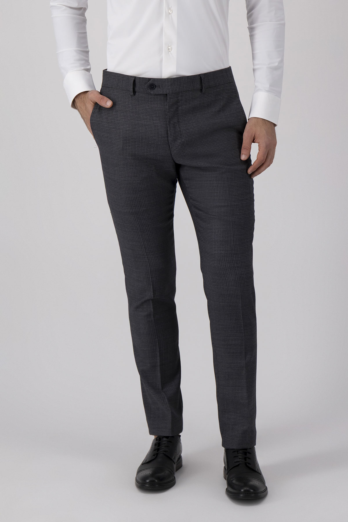 Traje Calderoni Couture Gris Slim Fit
