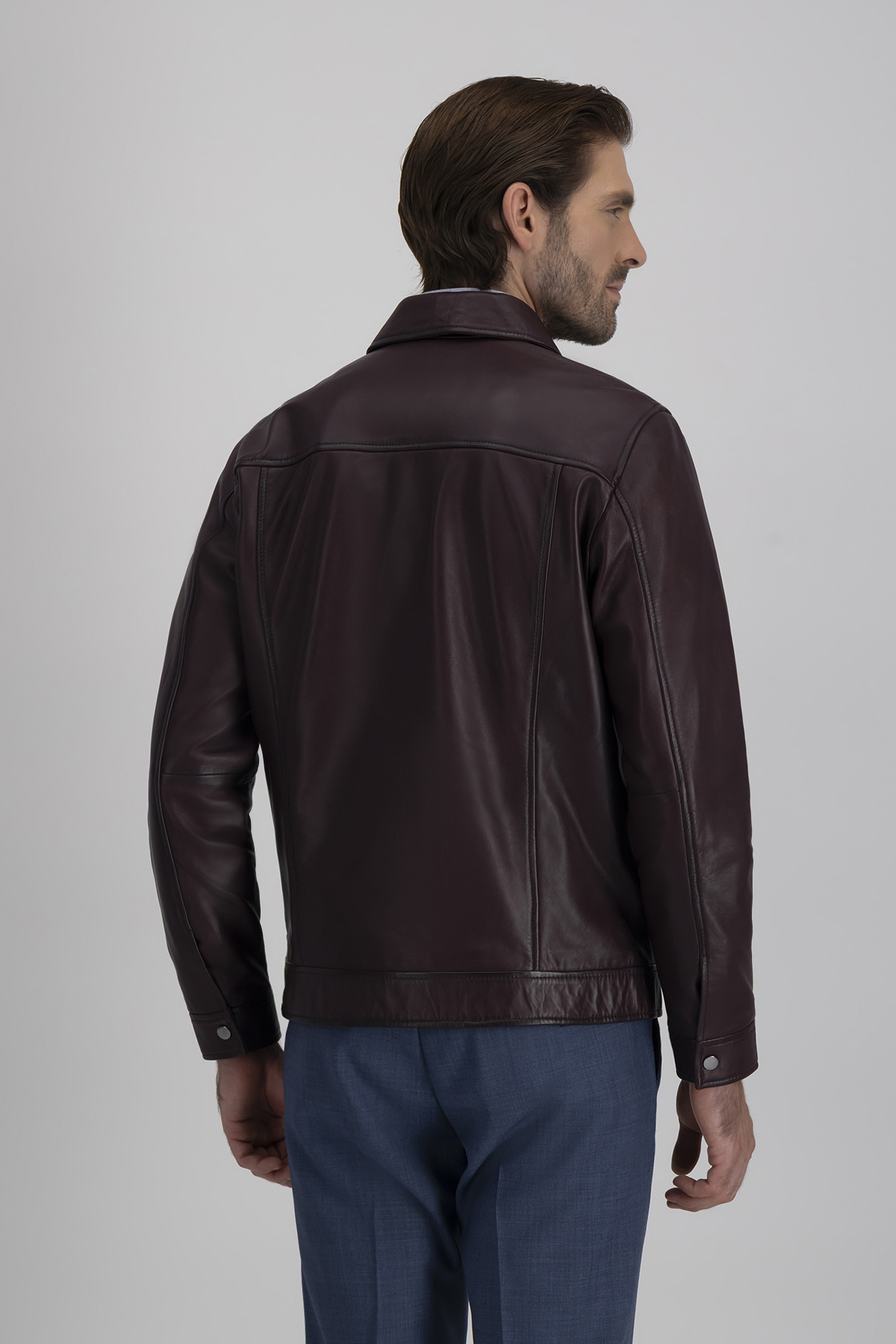 Chamarra La Vera Pelle Contemporary Fit