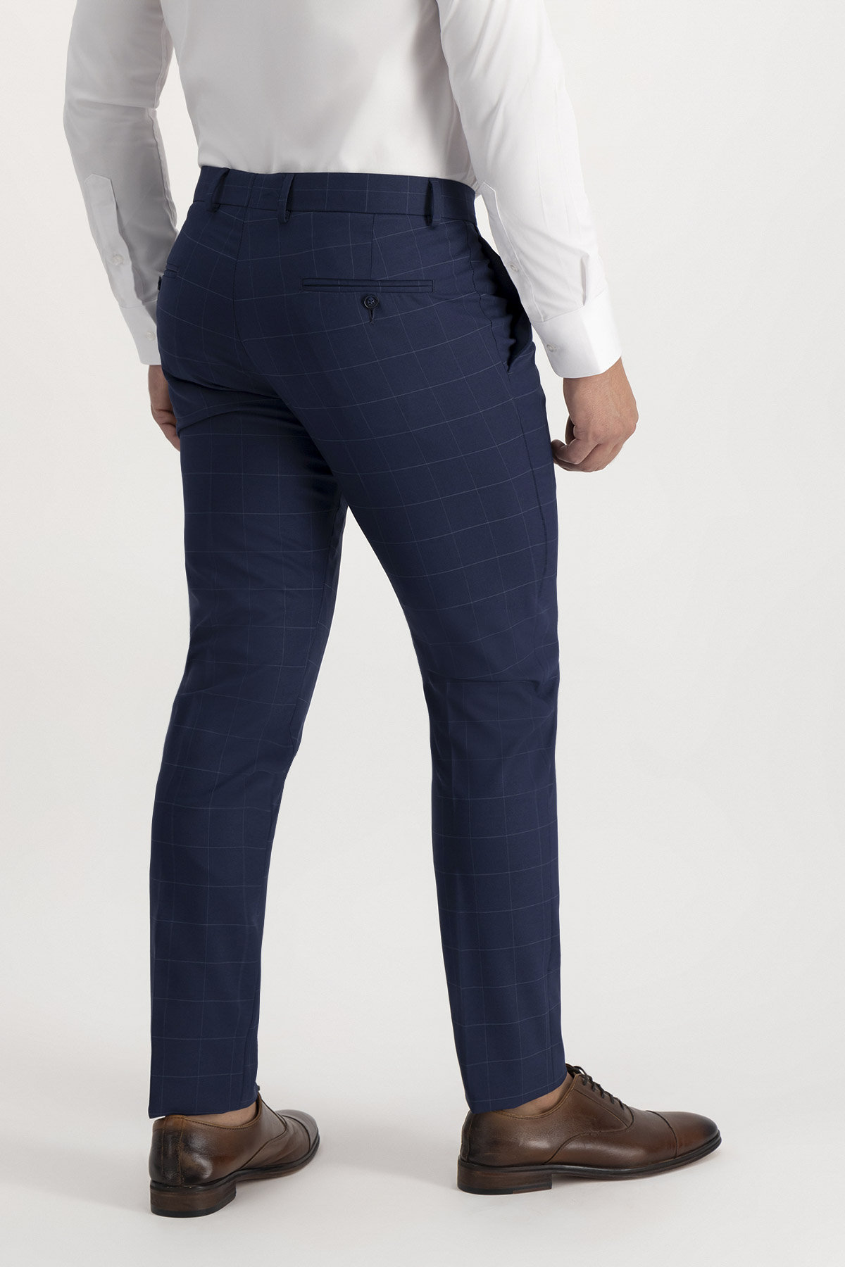Traje Trío Slim Fit Azul Cobalto