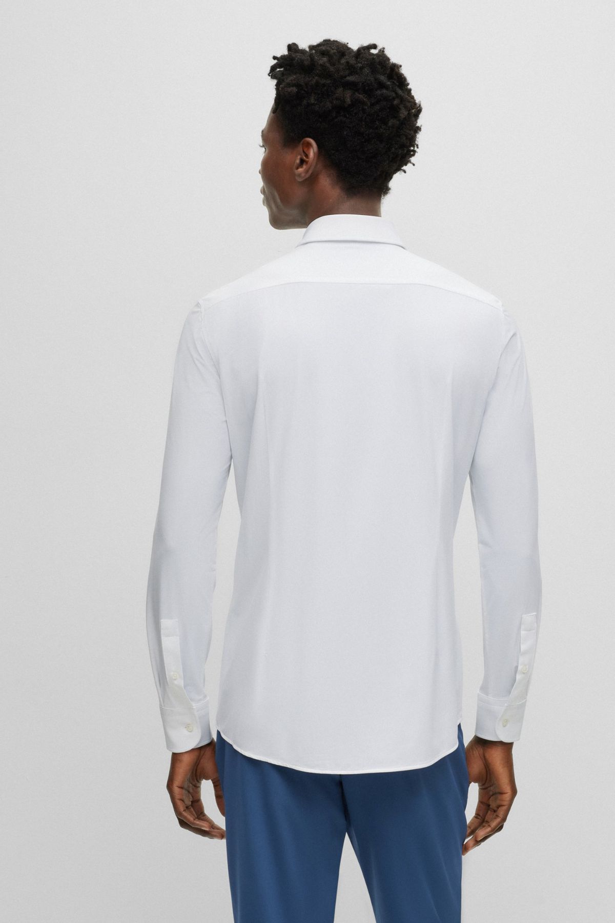 Camisa Boss Formal Blanca Slim fit