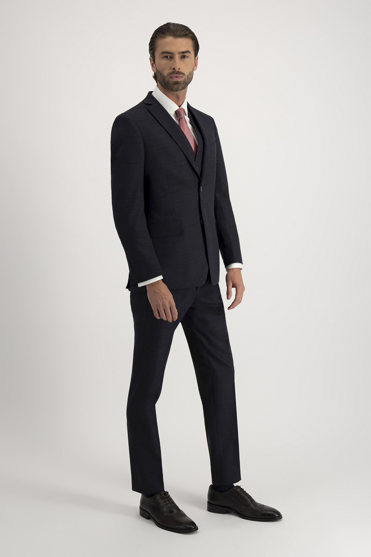 Traje Trío Roberts Azul Navy Slim Fit