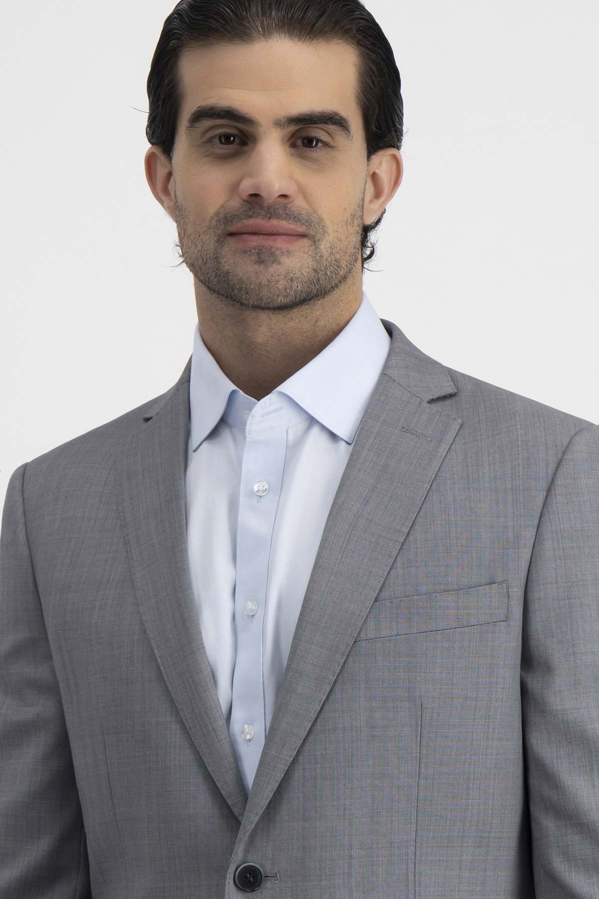 Traje Roberts Gris Claro Slim Fit image number 3