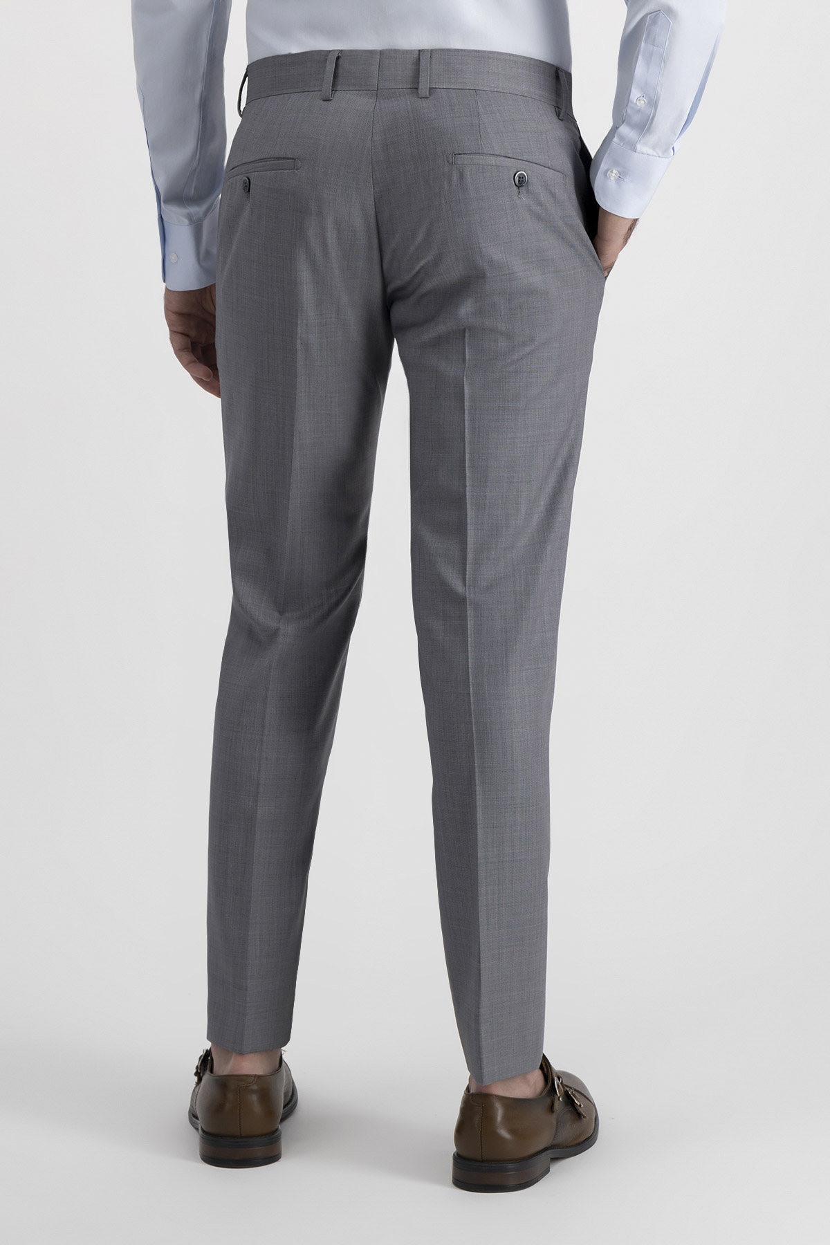 Traje Roberts Gris Claro Slim Fit image number 6