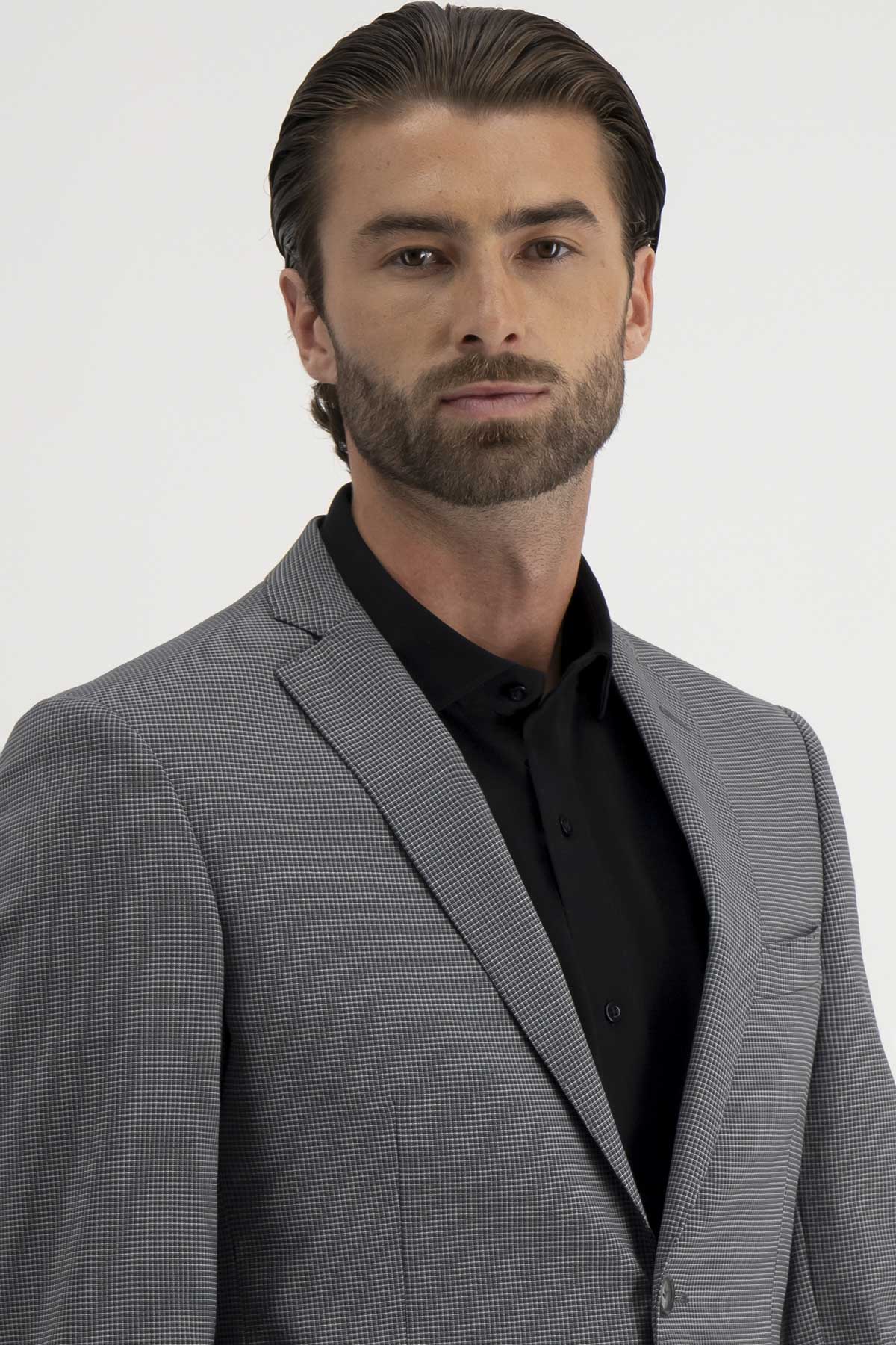 Traje Roberts Red Gris Acero Slim Fit