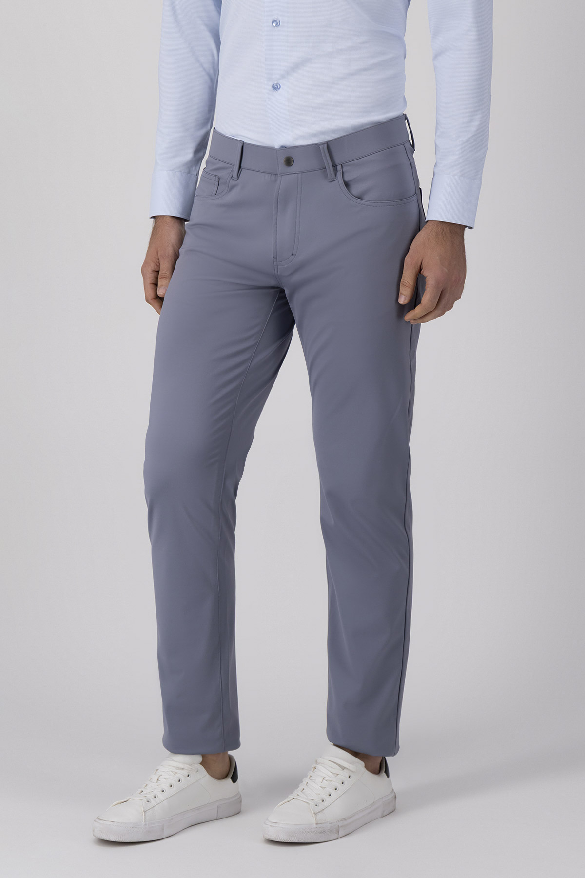 Pantalón Casual Slim Fit Azul Marino