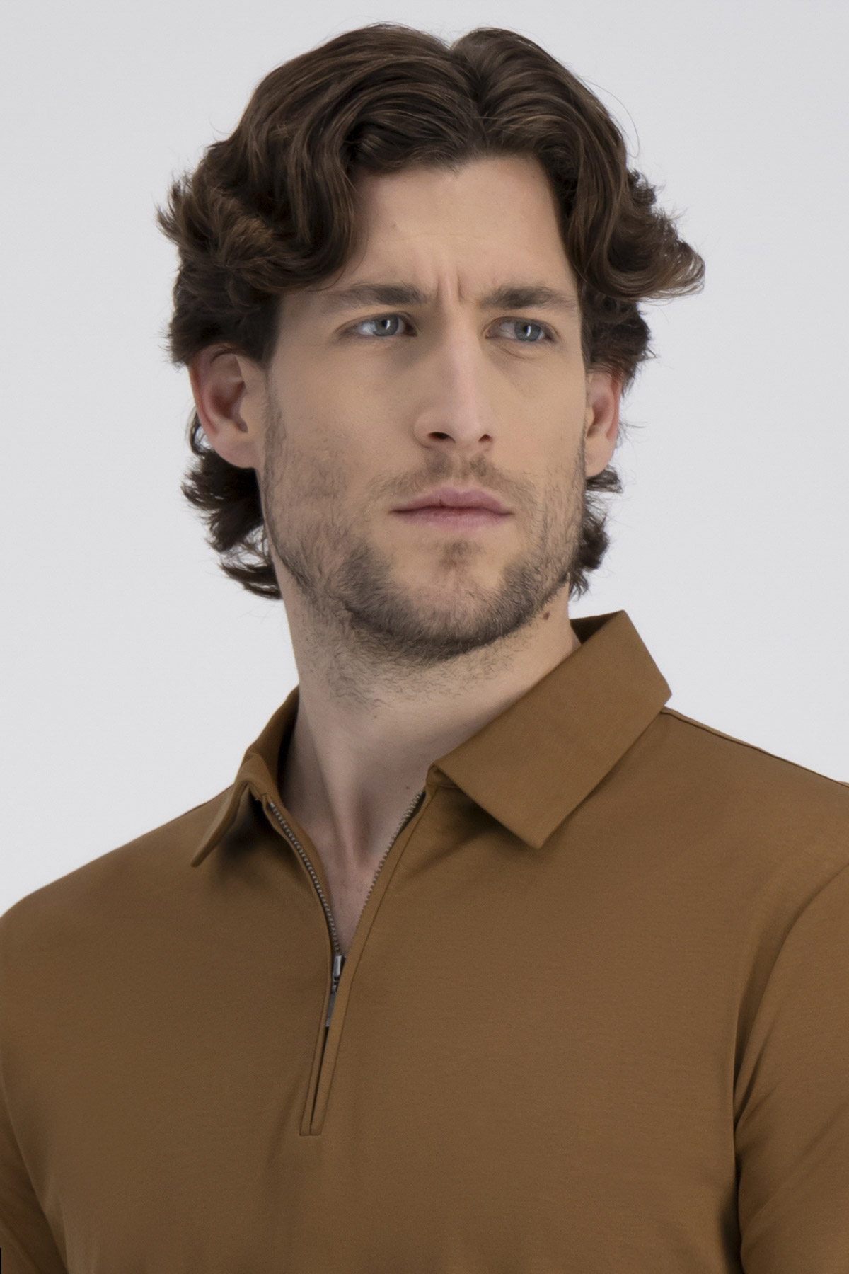 Polo Mercerized Cotton Contemporary Fit image number 1