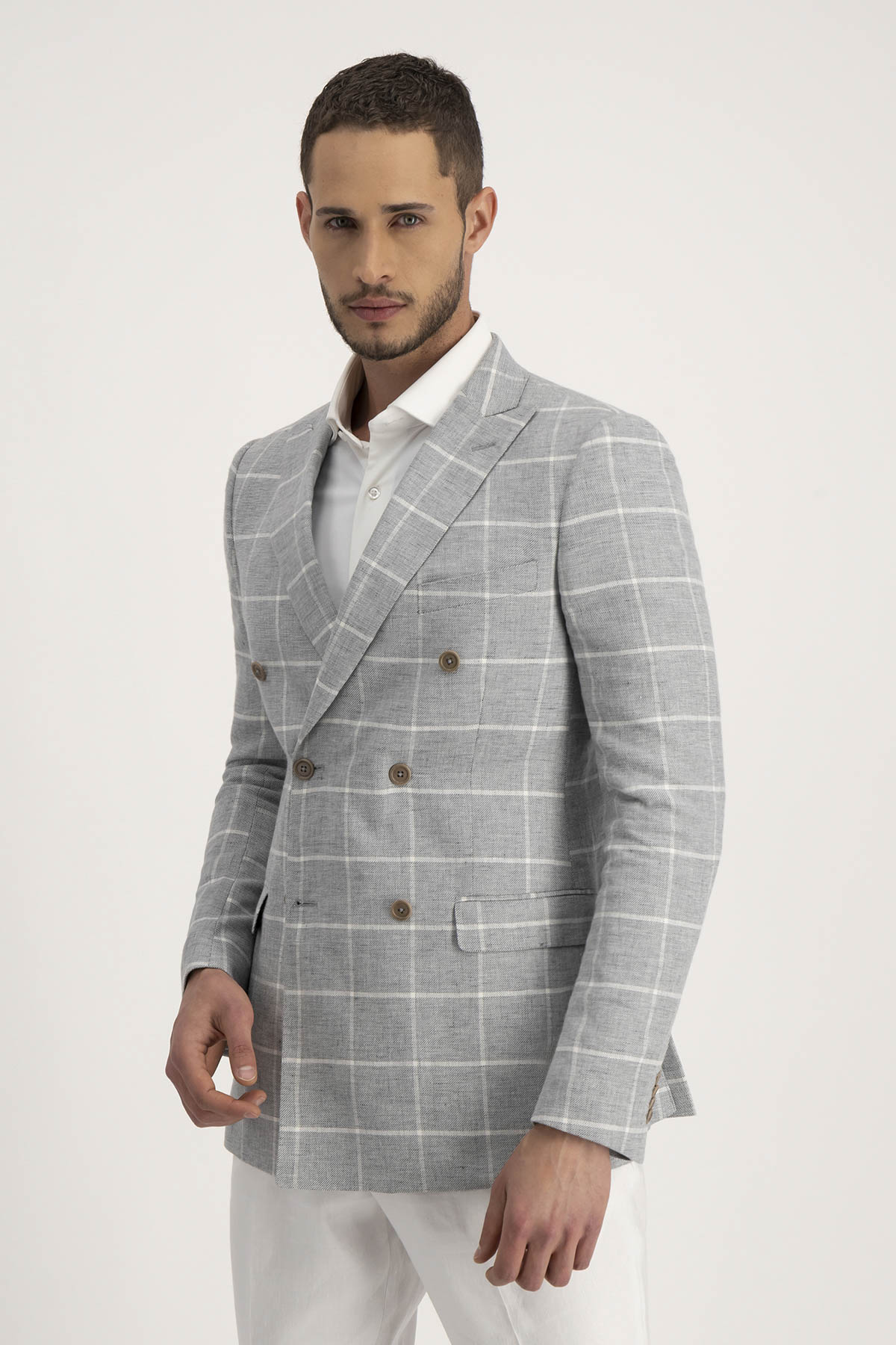 Saco Roberts Gris Claro Slim Fit