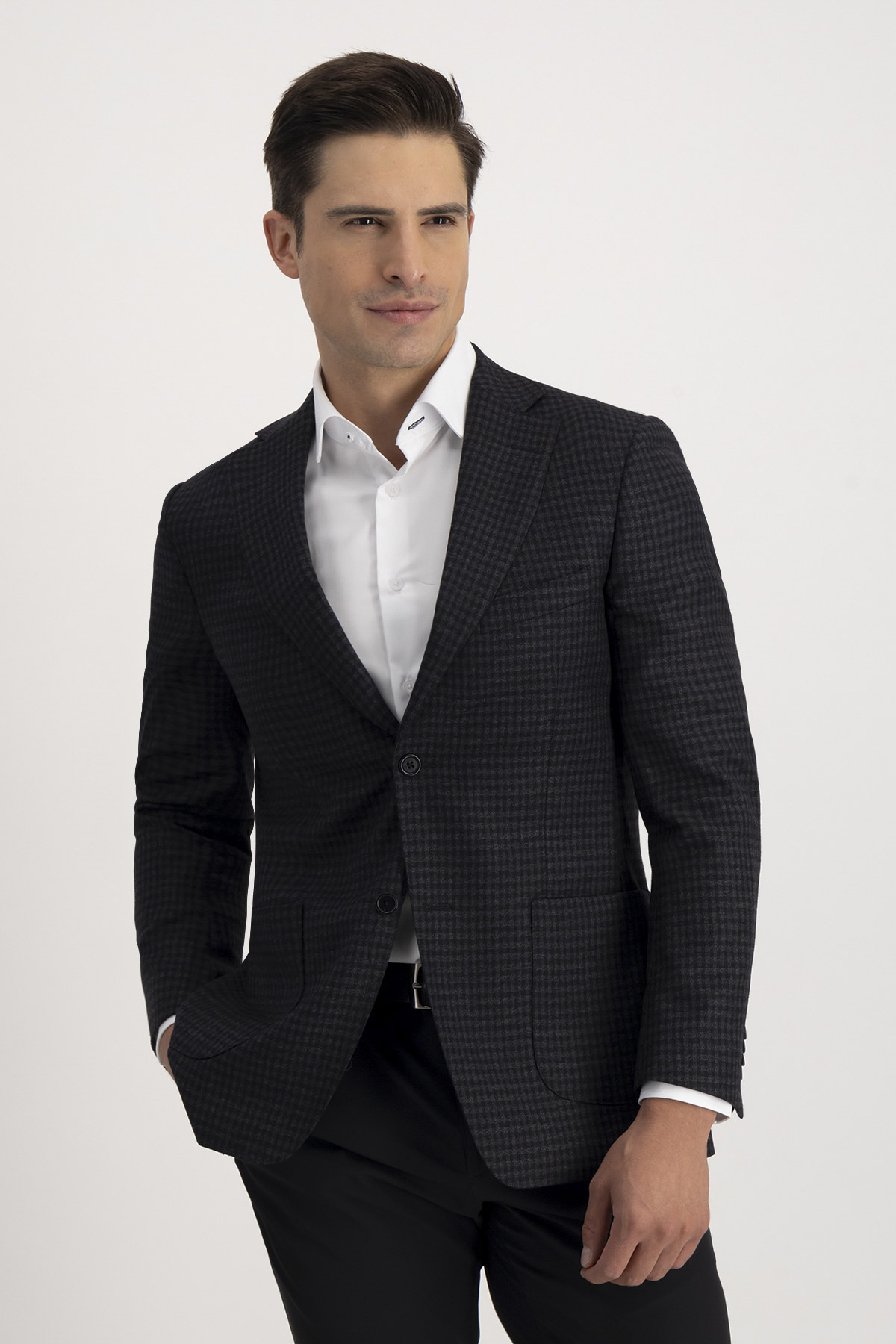 Saco Casual Roberts Red Negro Slim Fit