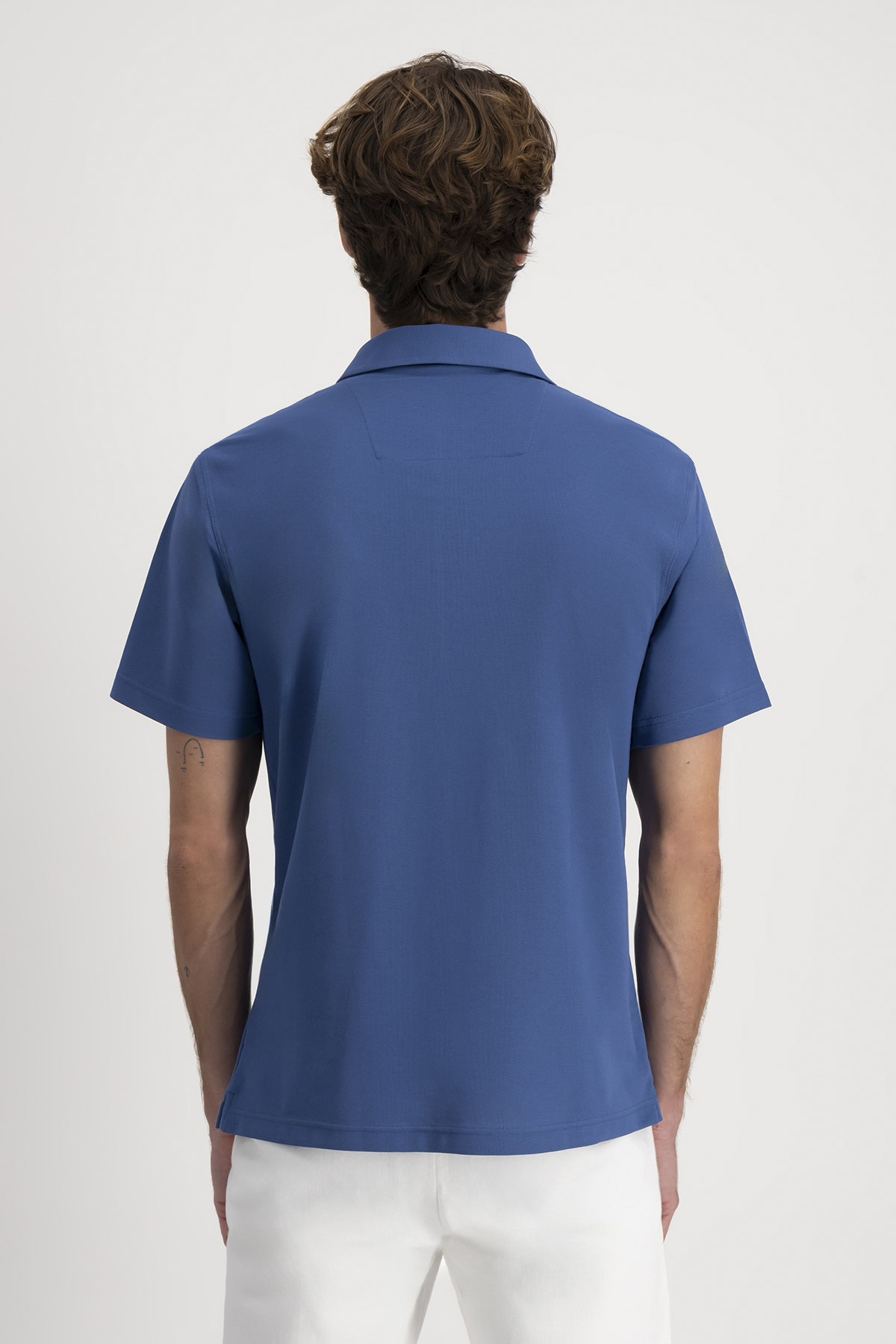 Polo EASY CARE TECHNOLOGY Roberts Color Azul Cobalto Contemporary Fit