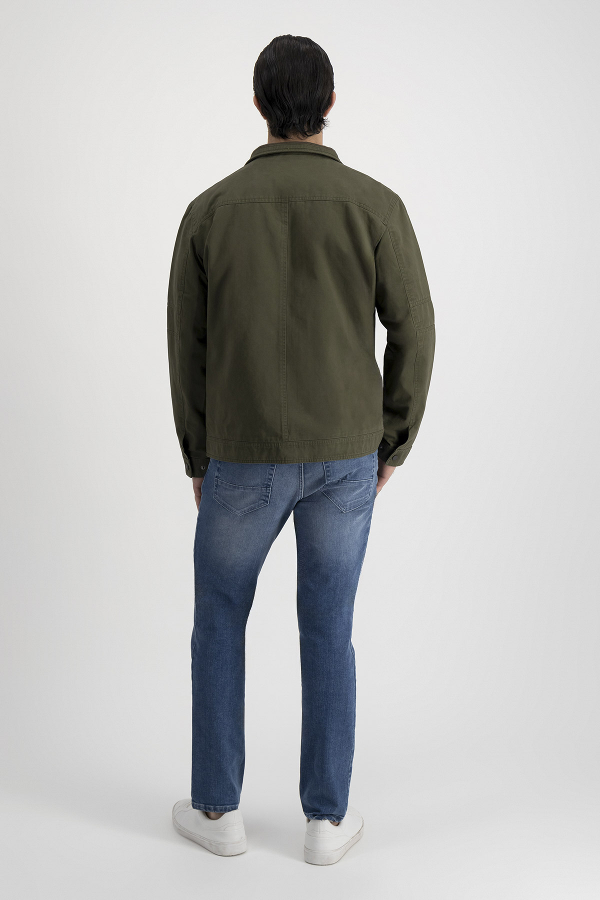 Chamarra Roberts Verde Oscuro Contemporary Fit