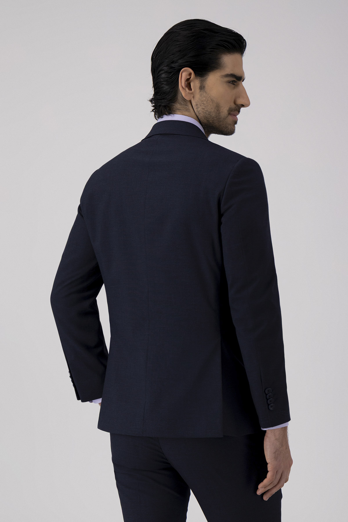 Traje Trío Slim Fit Azul Marino