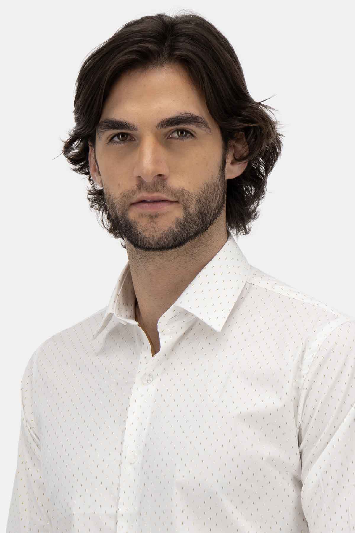 Camisa Comfort Cotton Roberts Red Slim Fit