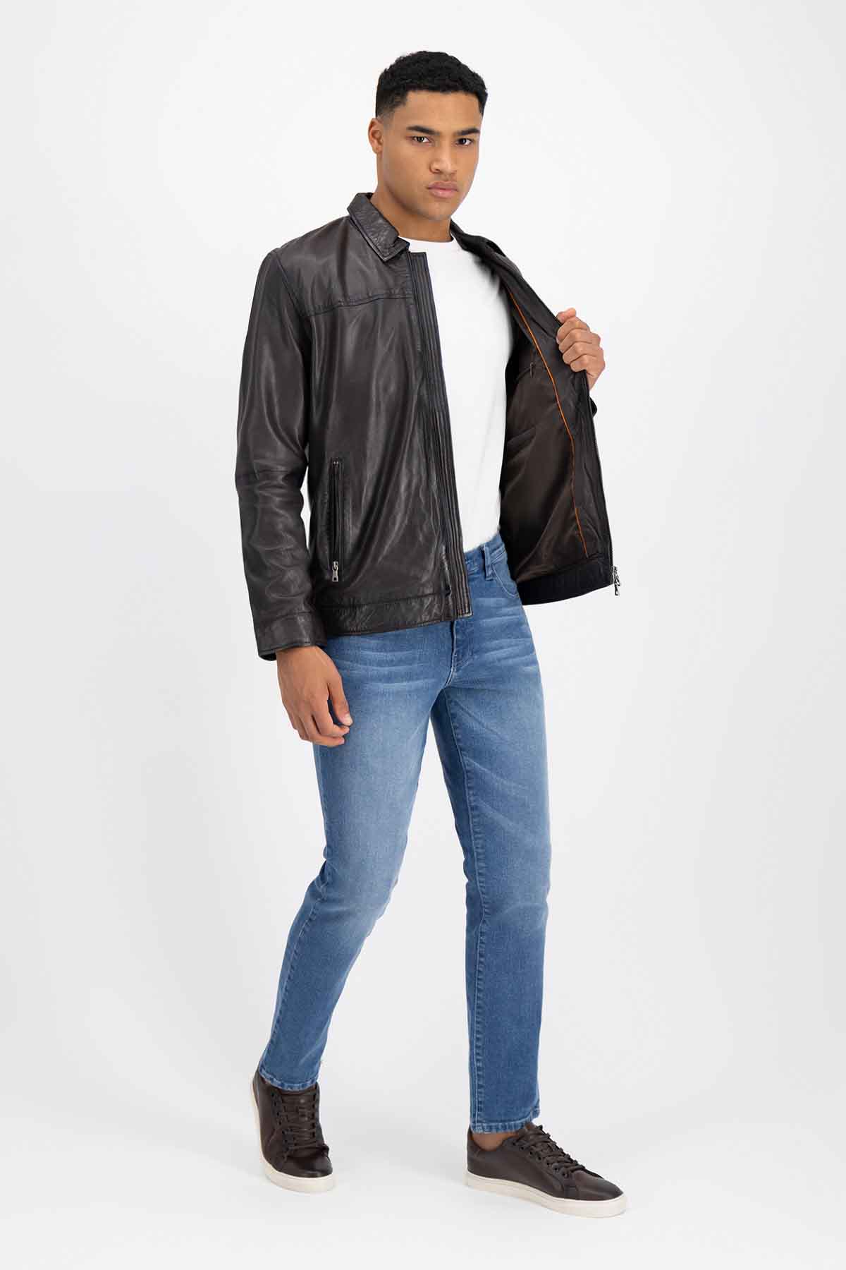Chamarra Calderoni Café Regular Fit