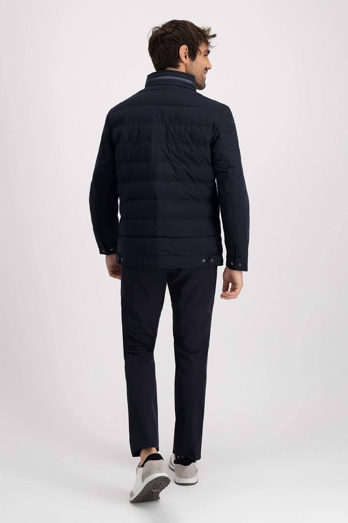 Chamarra Roberts Azul Marino Contemporary Fit