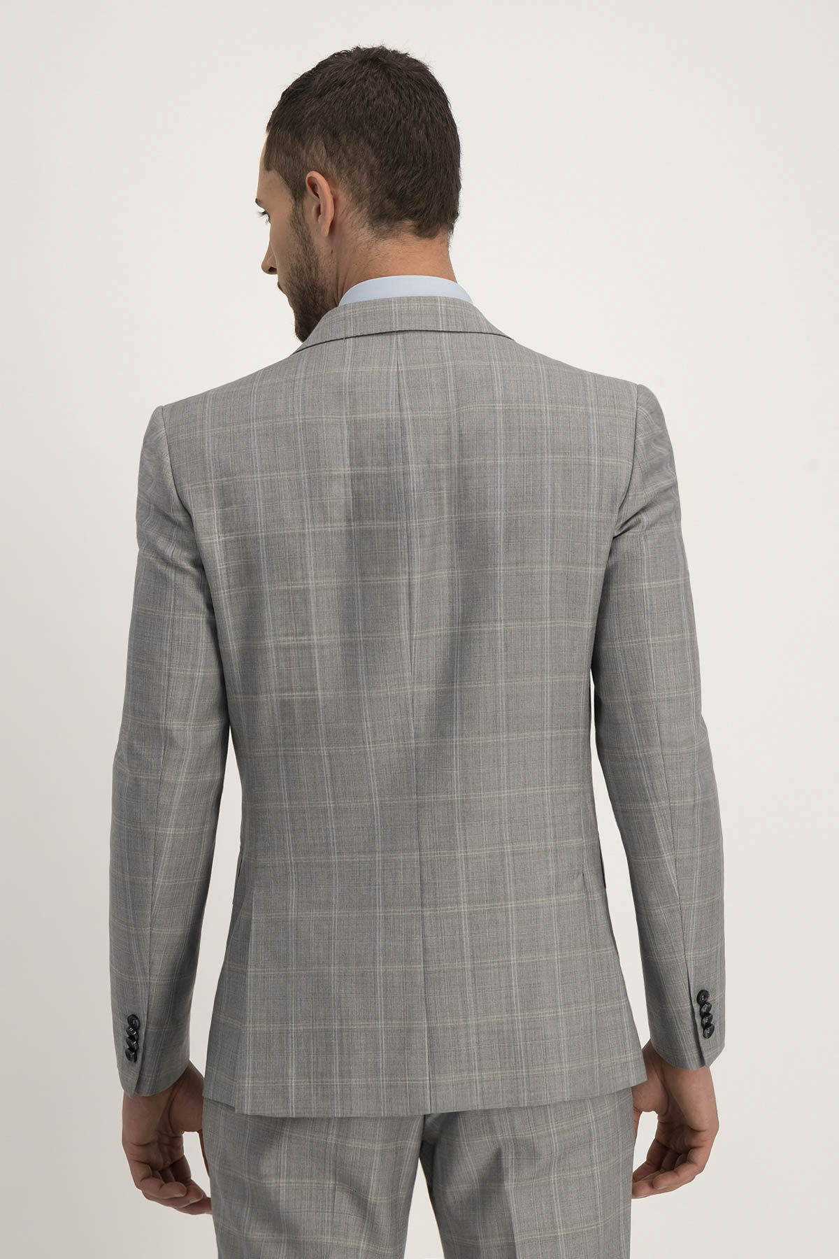 Traje Roberts Gris Acero Contemporary Fit