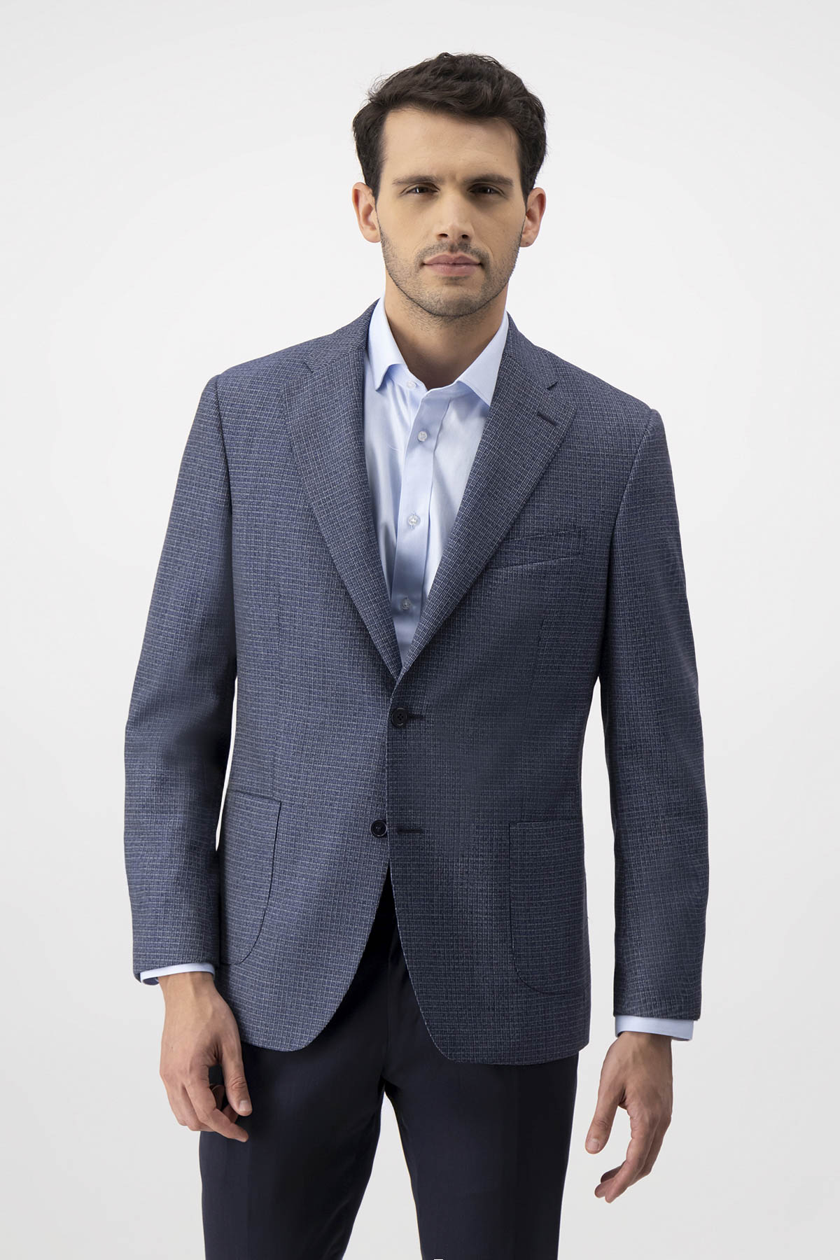 Saco Contemporary Fit Azul
