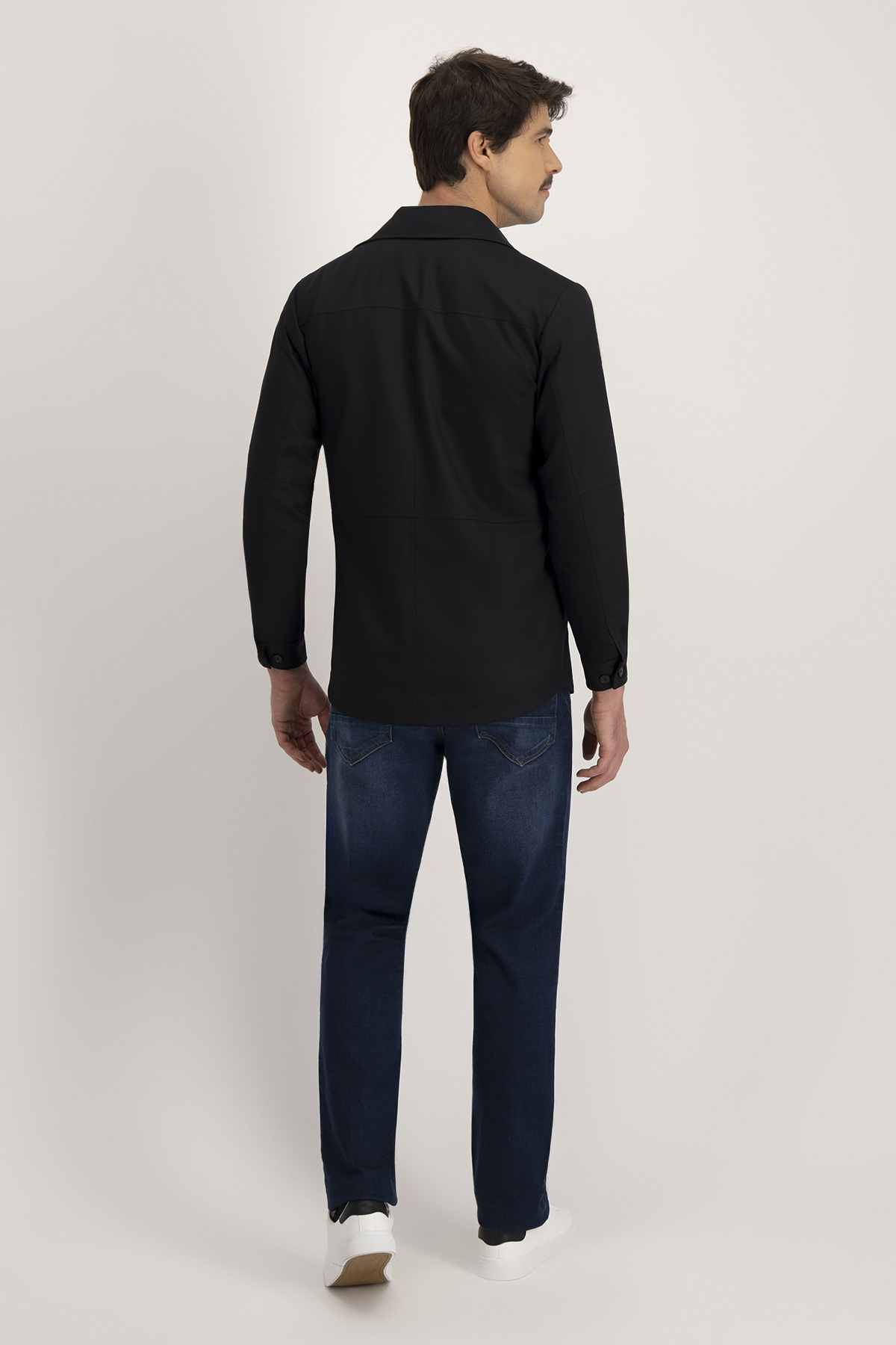 Sobrecamisa Roberts Negro Slim Fit