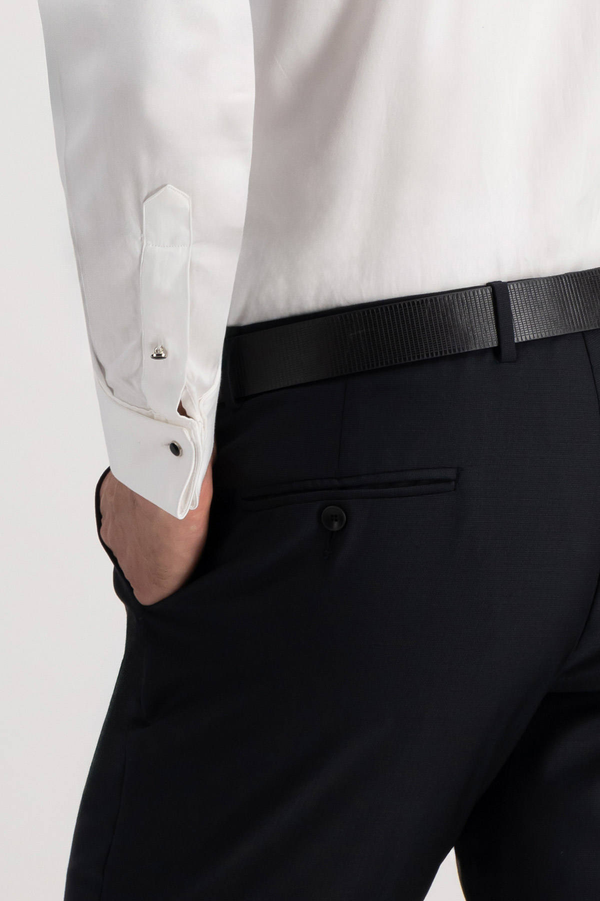 Camisa Vestir Giorgio Valentino Blanco Slim Fit