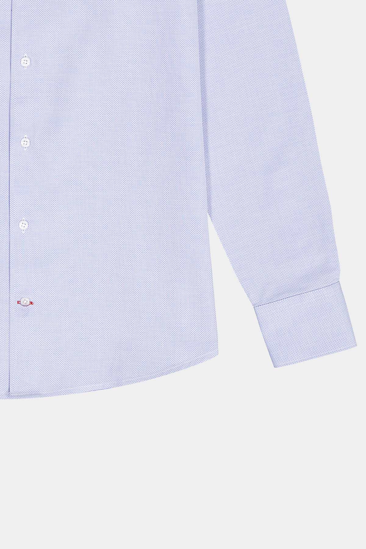 Camisa Vestir Roberts Red Color Azul Claro Slim Fit