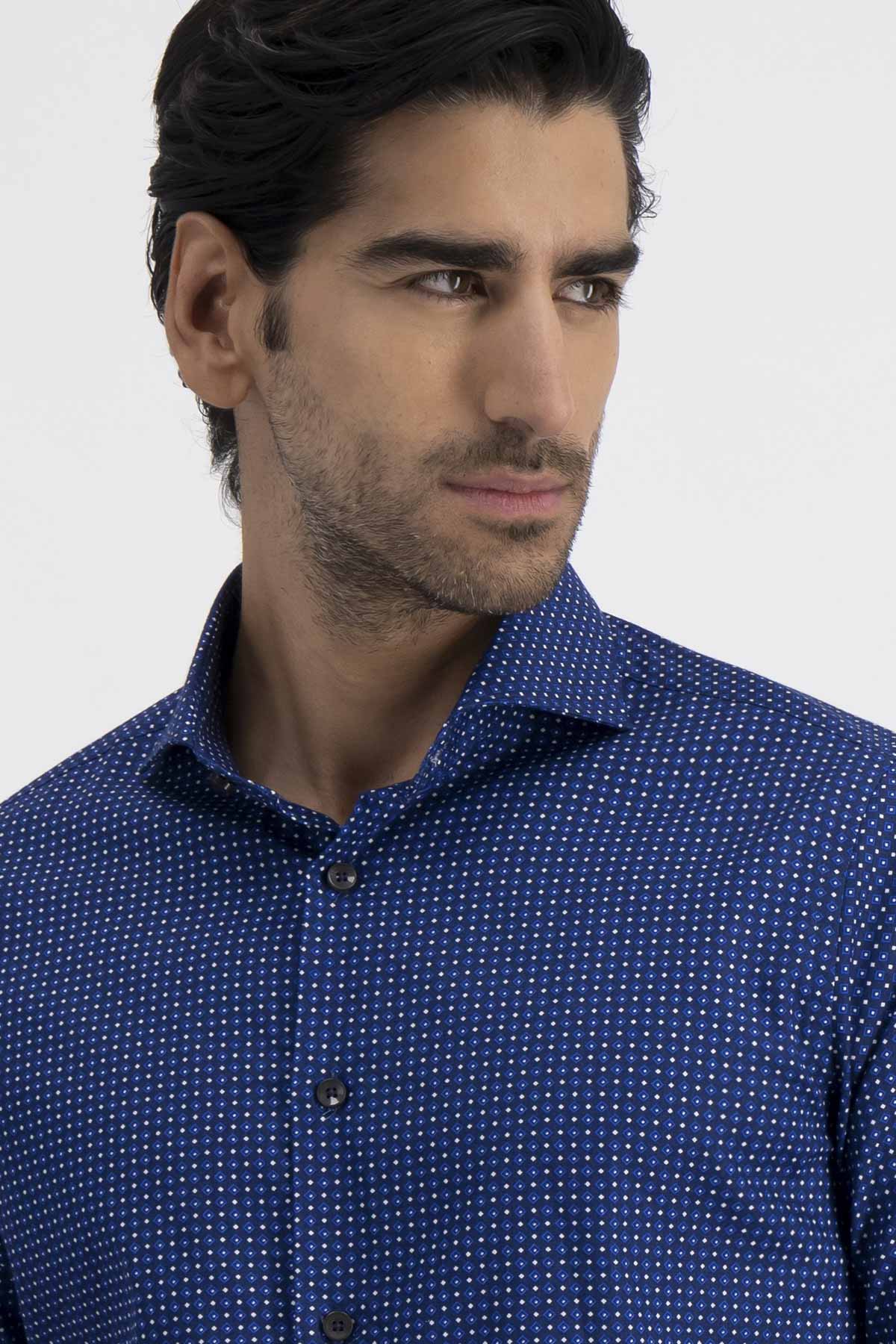 Camisa Formal Roberts Red Azul Marino Slim Fit