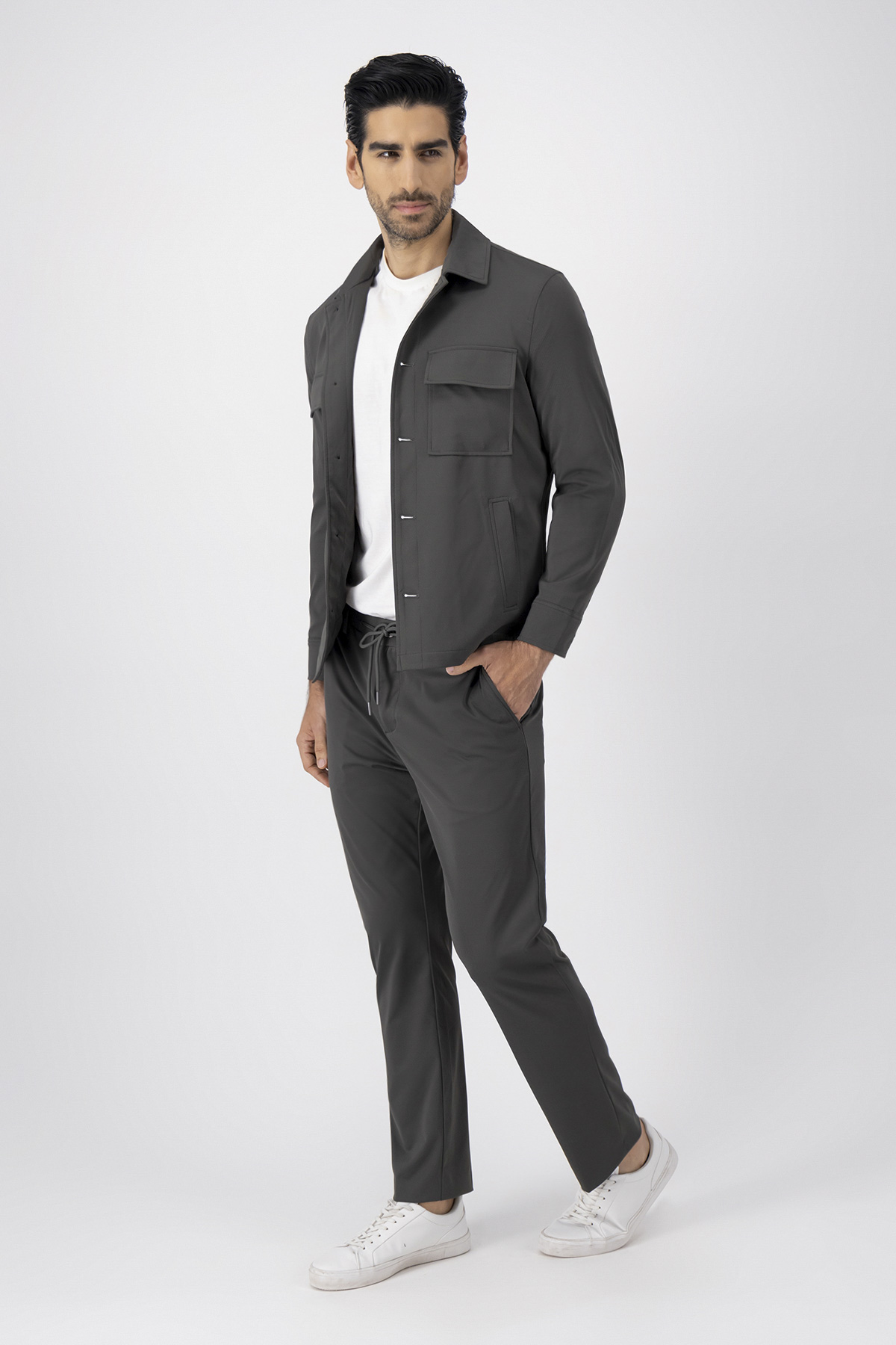 Sobrecamisa Anatomic Technology Slim Fit Verde Oliva