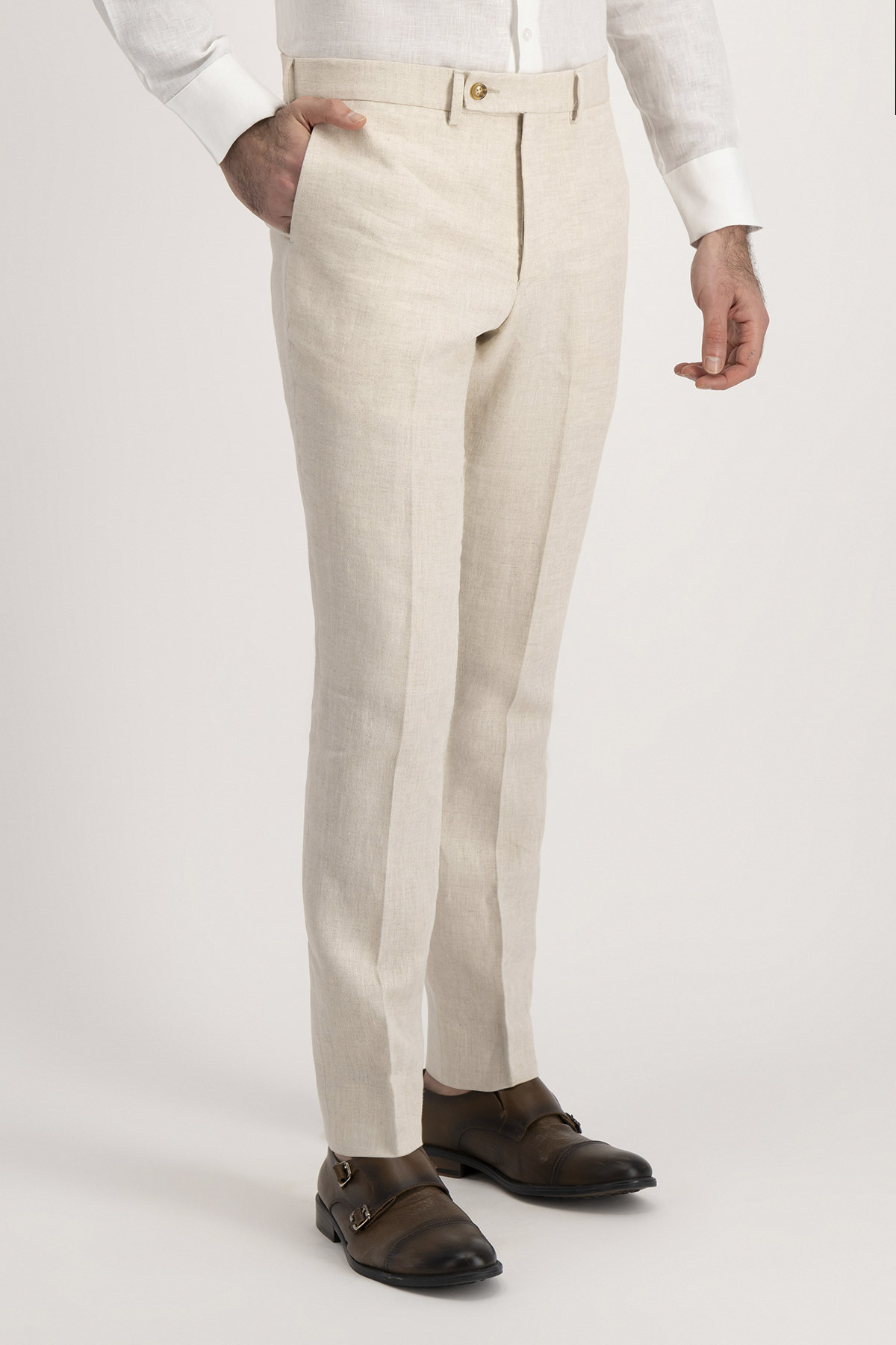 Traje Trío Roberts Red Beige Slim Fit