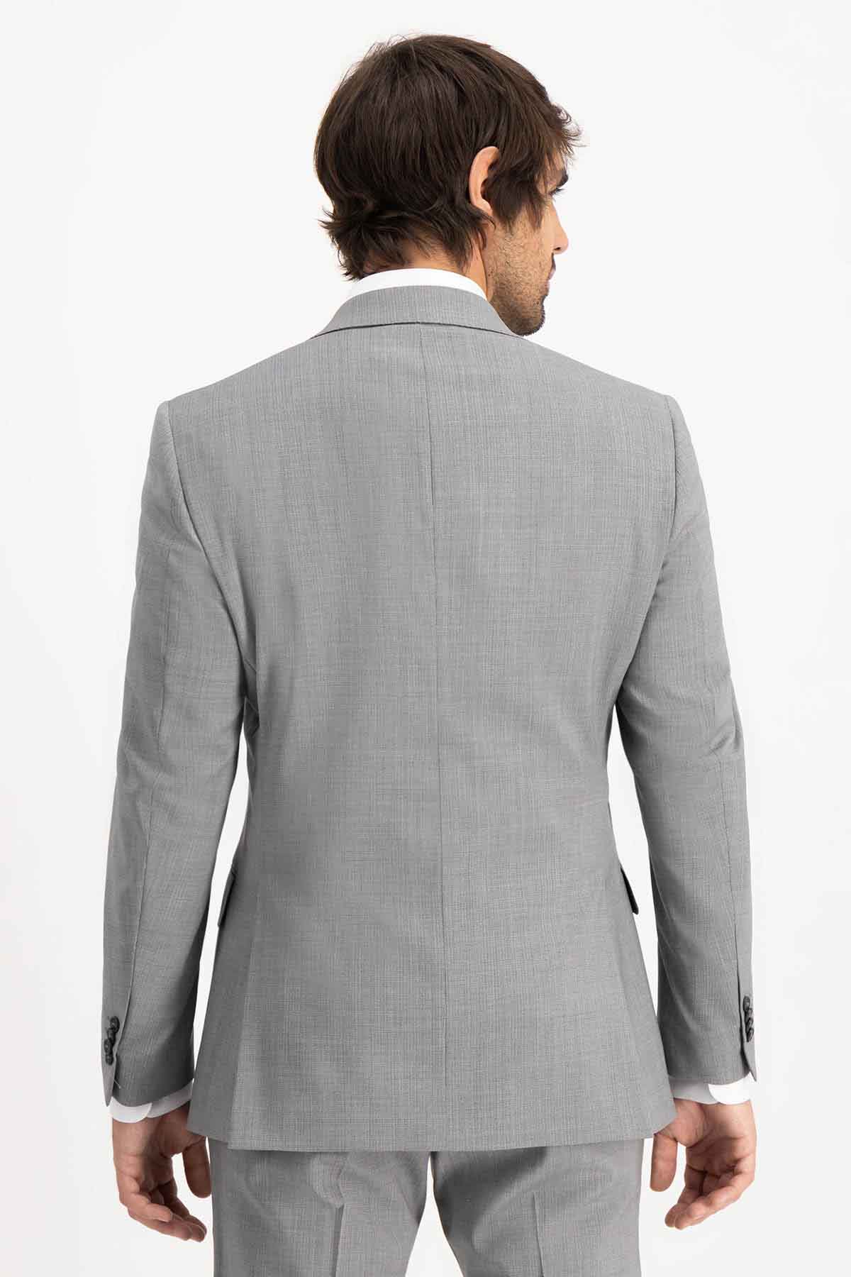 Traje Calderoni Gris Slim Fit