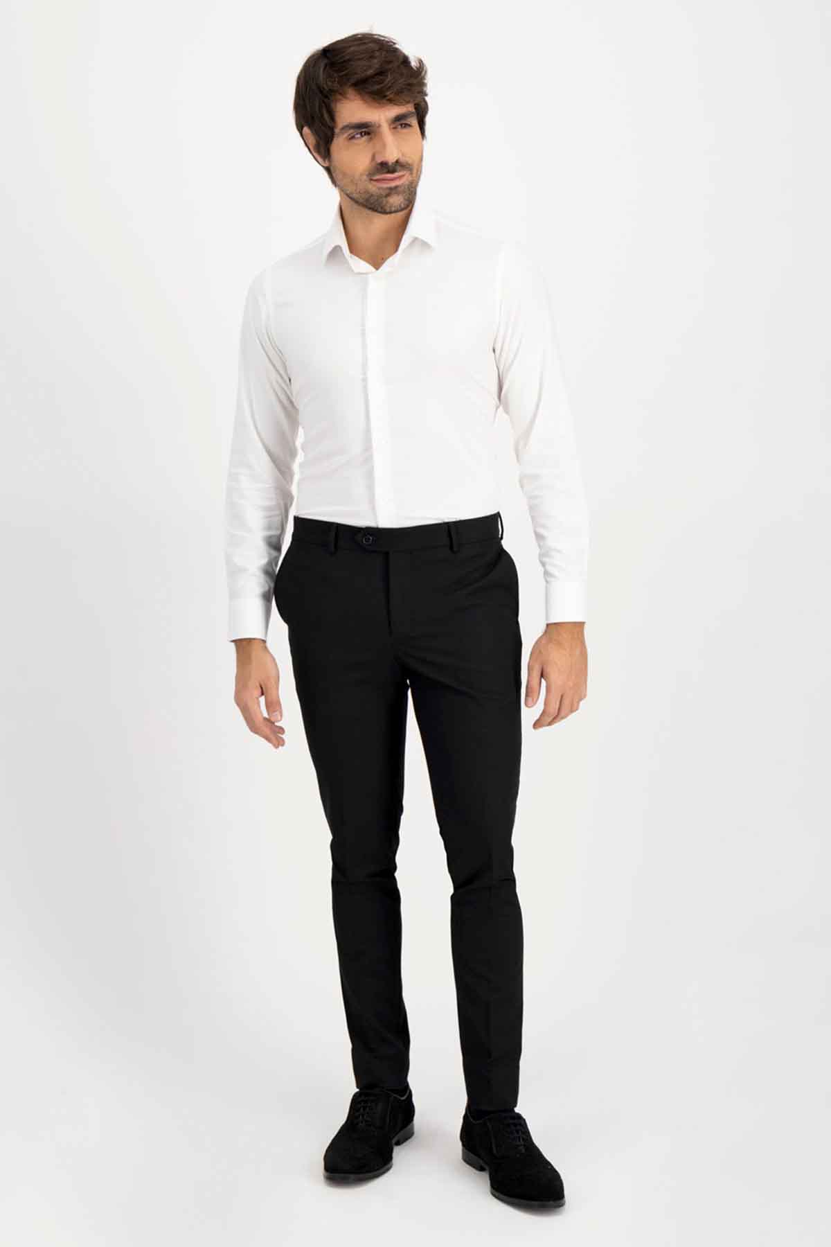 Pantalón Separate Casual Roberts Red Negro Extra Slim