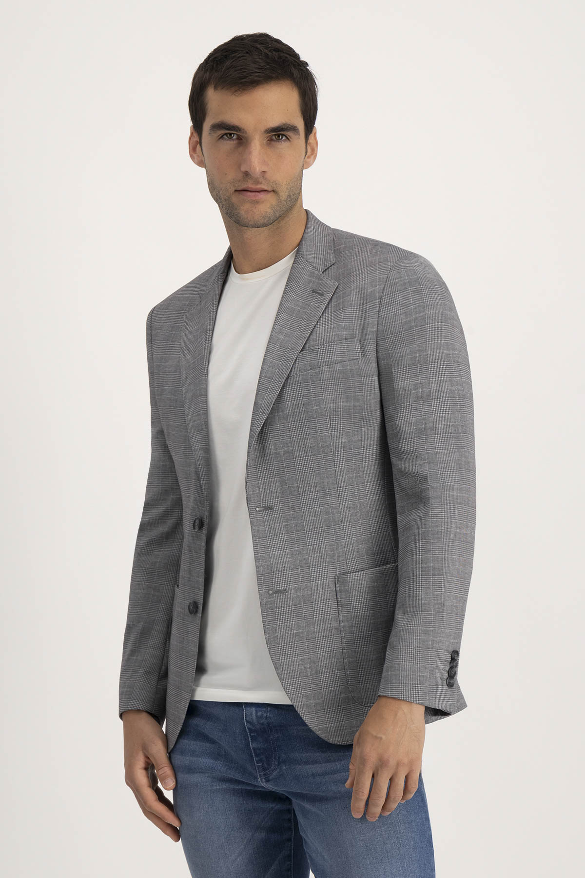 Saco Casual Roberts Red Gris Slim Fit
