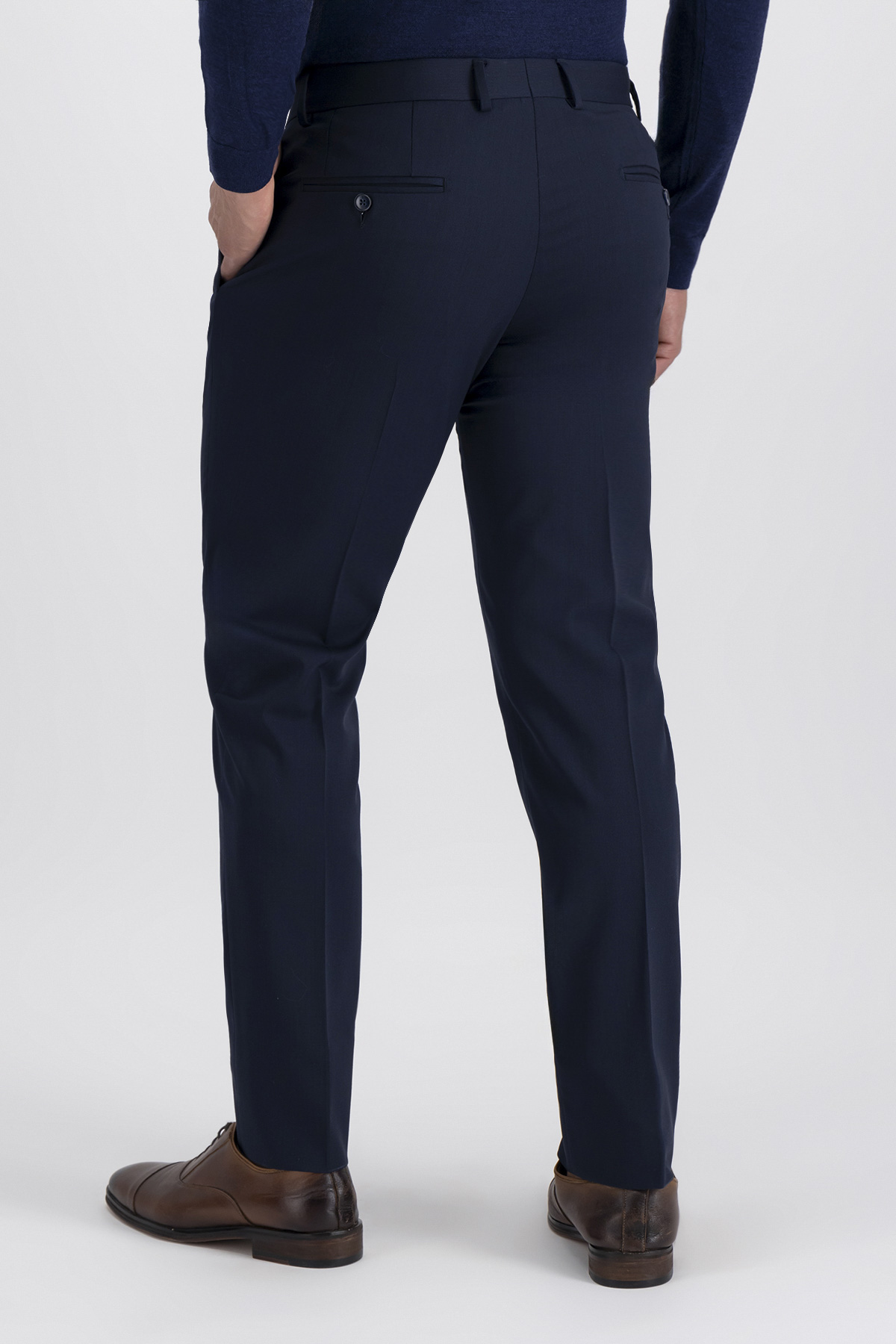 Pantalón Formal Slim Fit Azul Marino image number 2