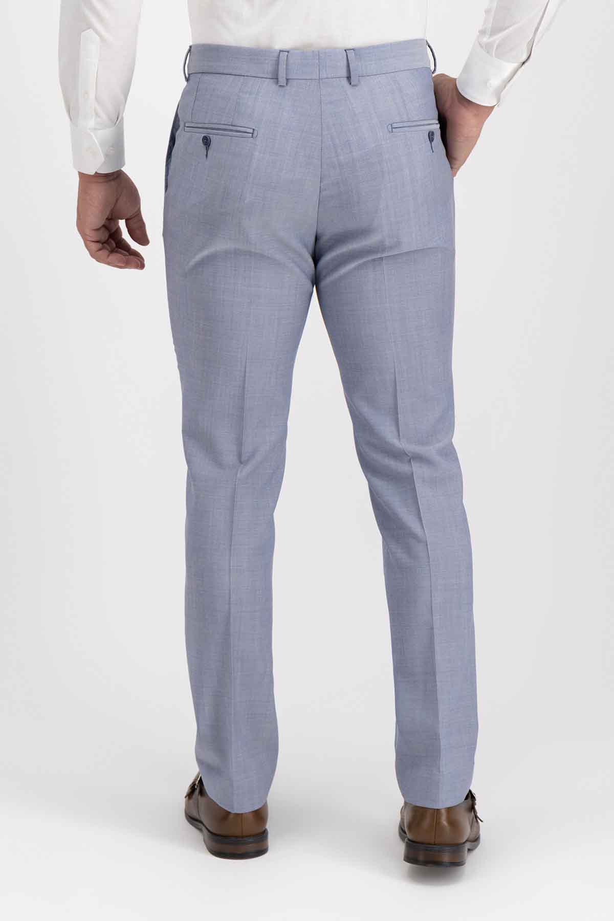 Traje Trío Calderoni Color Azul Contemporary Fit