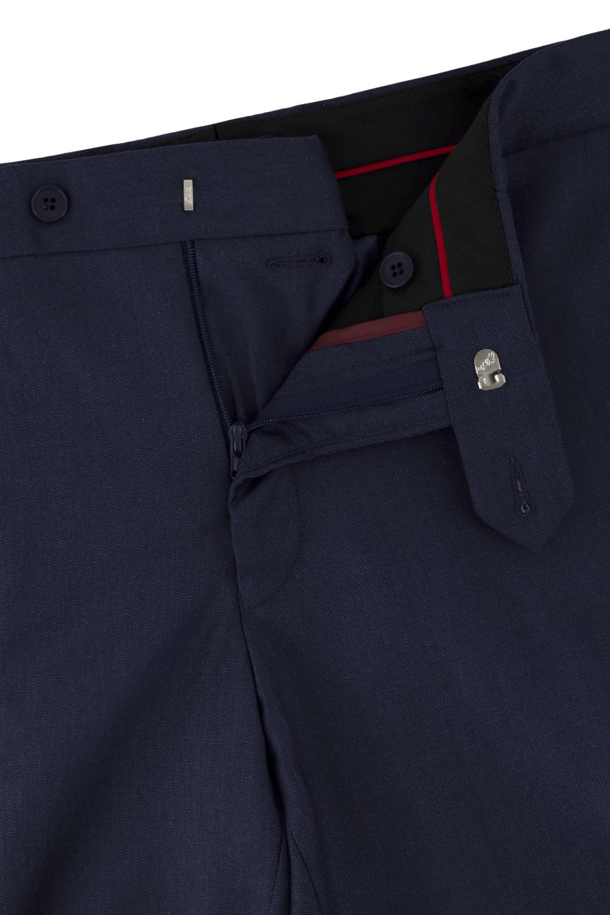 Pantalón Formal Color Azul Marino Slim Fit