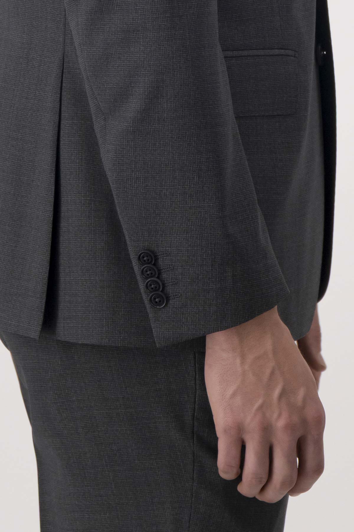 Traje Contemporary Fit Gris Oxford