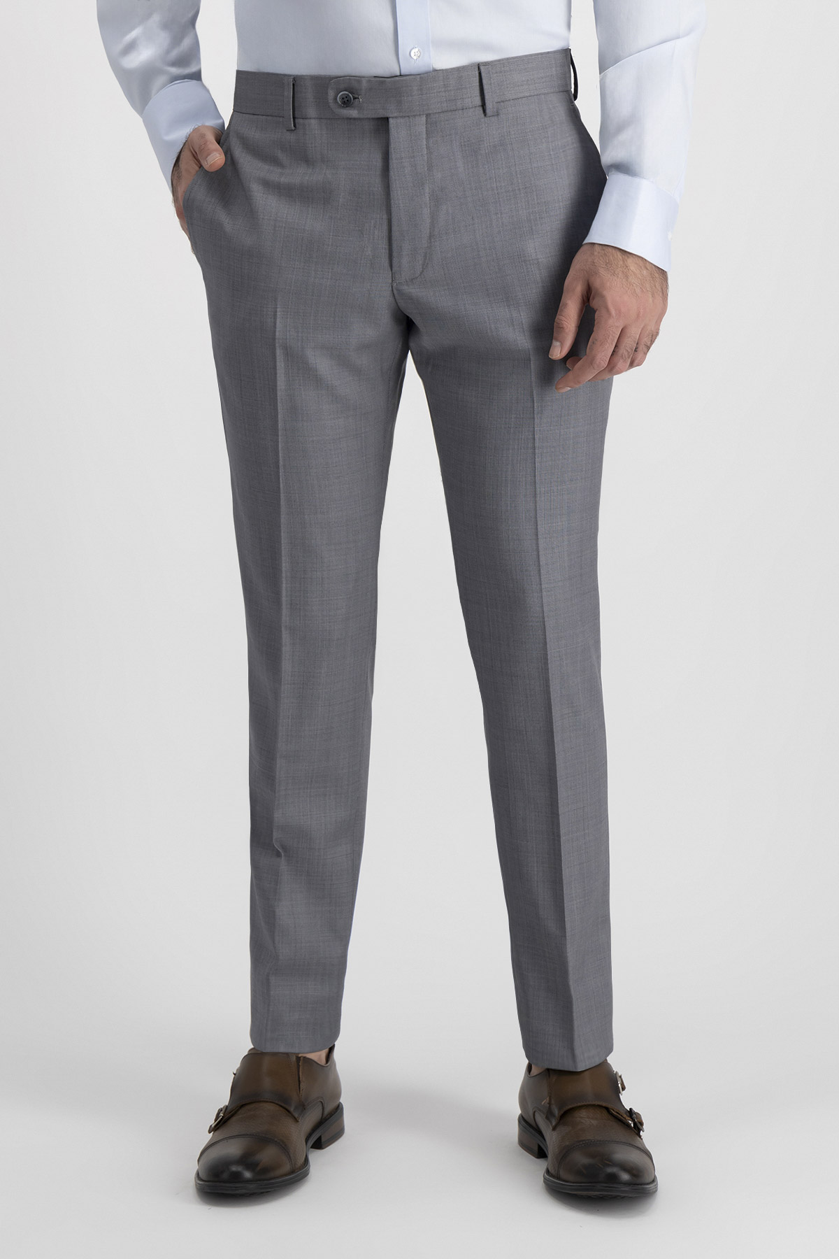 Traje Roberts Gris Claro Slim Fit image number 5