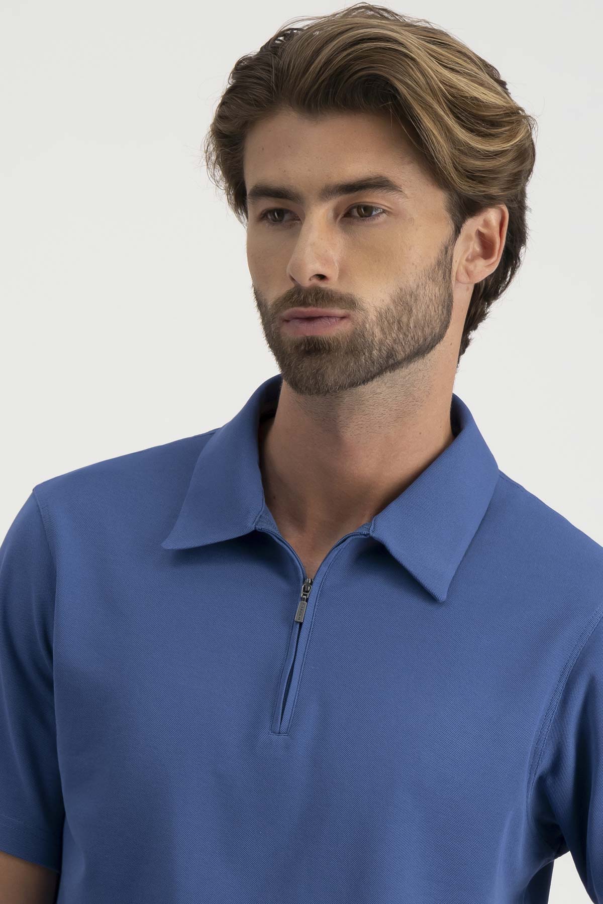Polo EASY CARE TECHNOLOGY Roberts Color Azul Cobalto Contemporary Fit