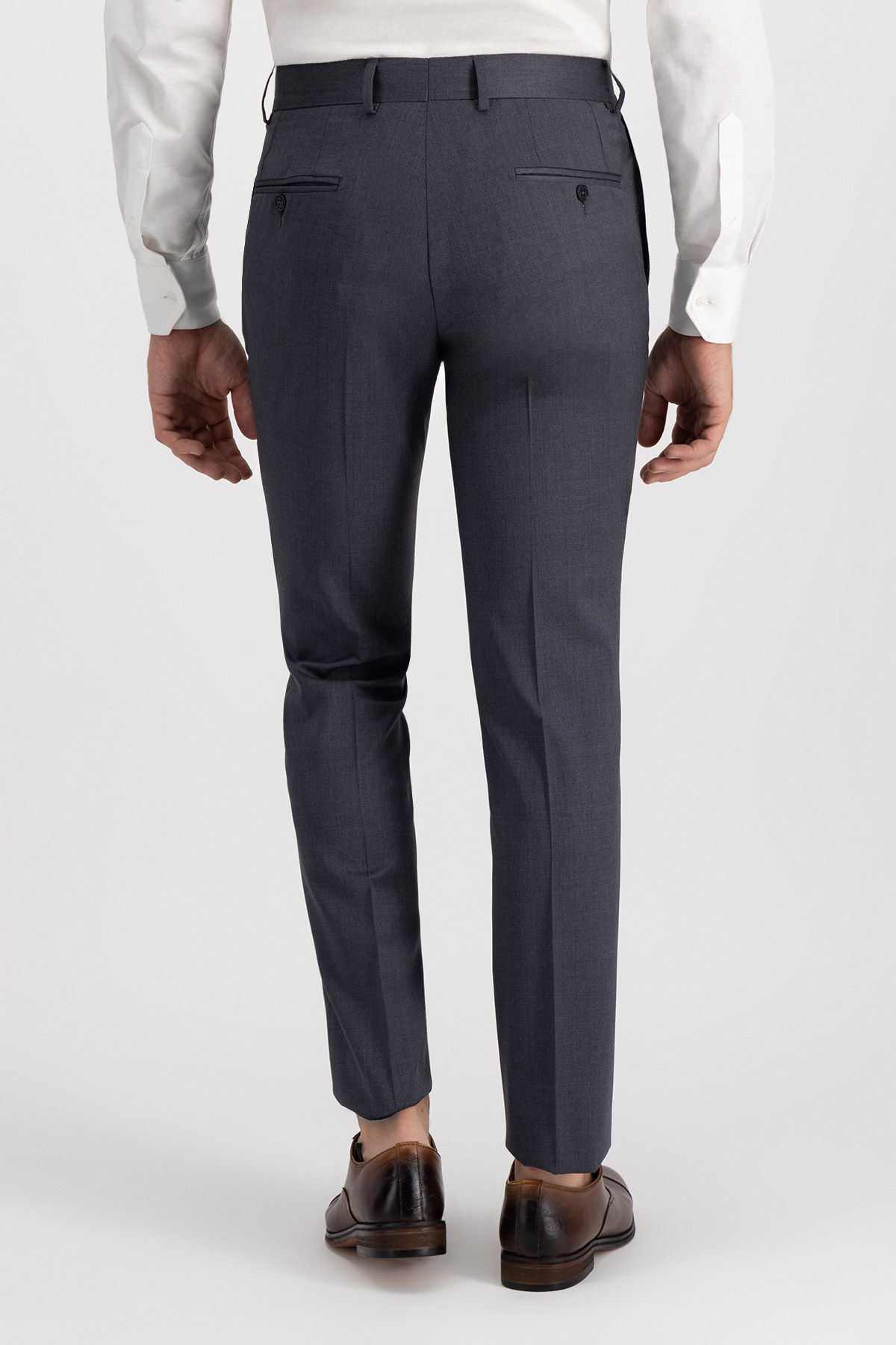Pantalón Separate Calderoni Gris Oxford Contemporary Fit
