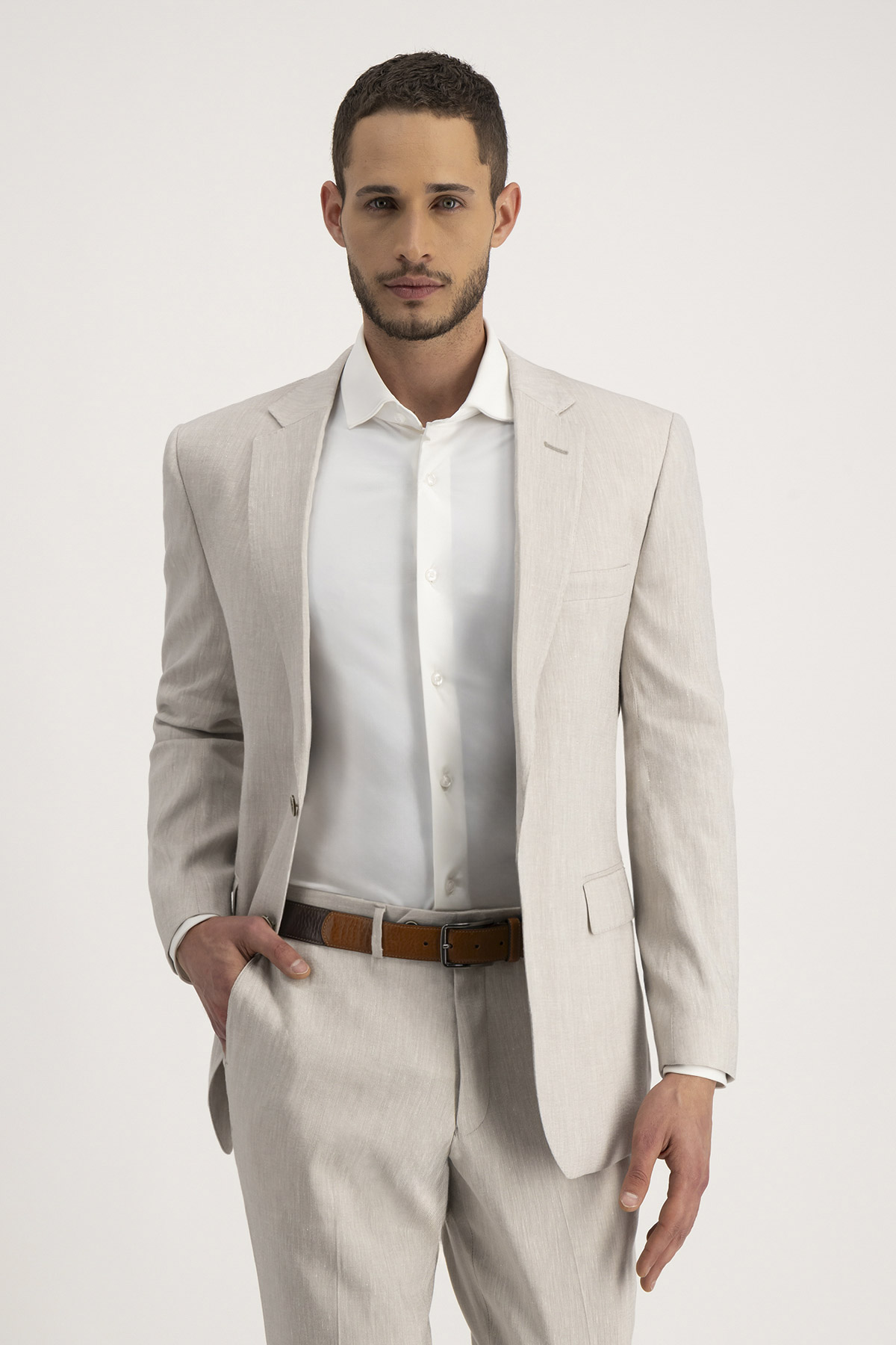 Traje Roberts Beige Slim Fit